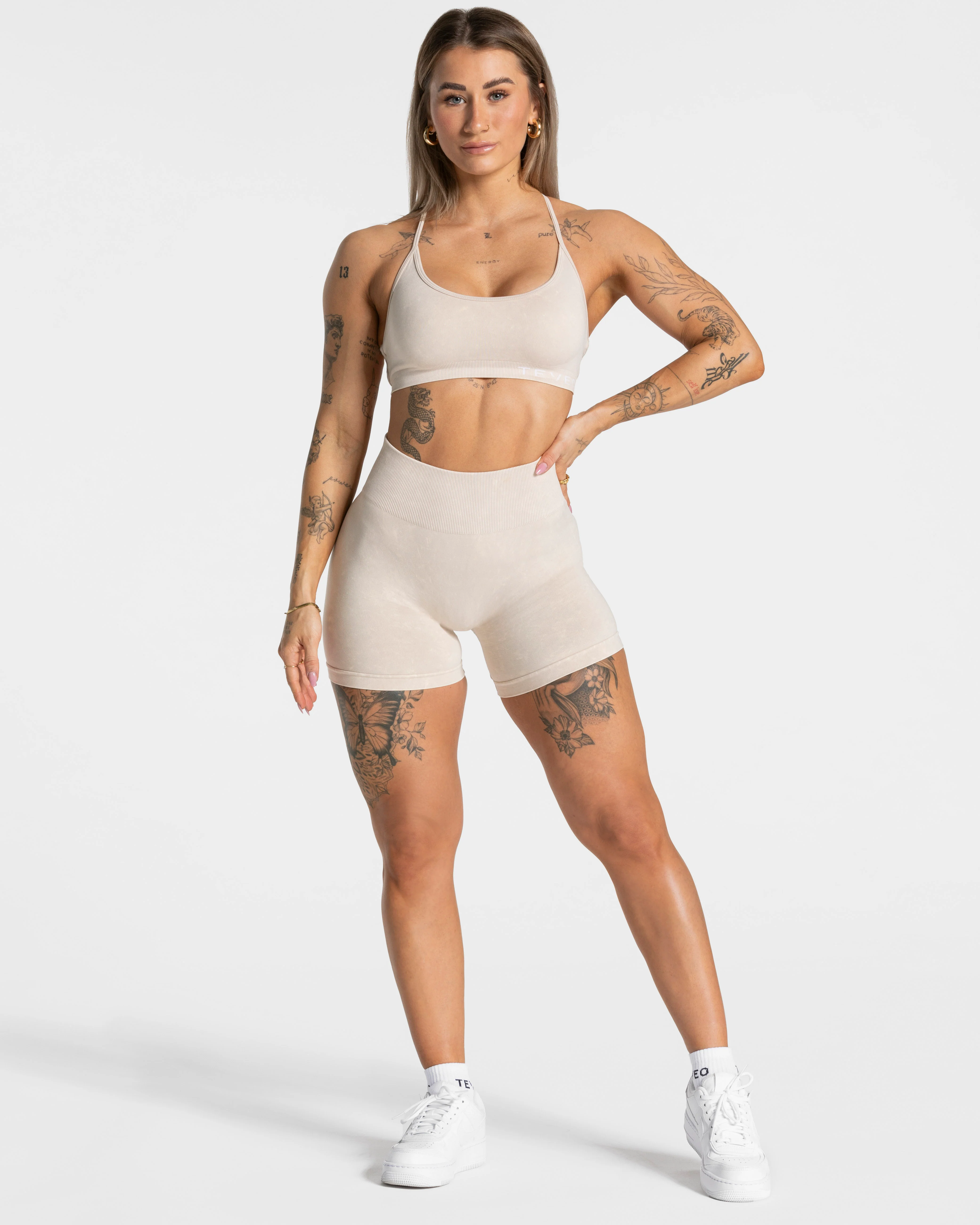 Acid Covert Scrunch Shorts "Sand" - Image 5