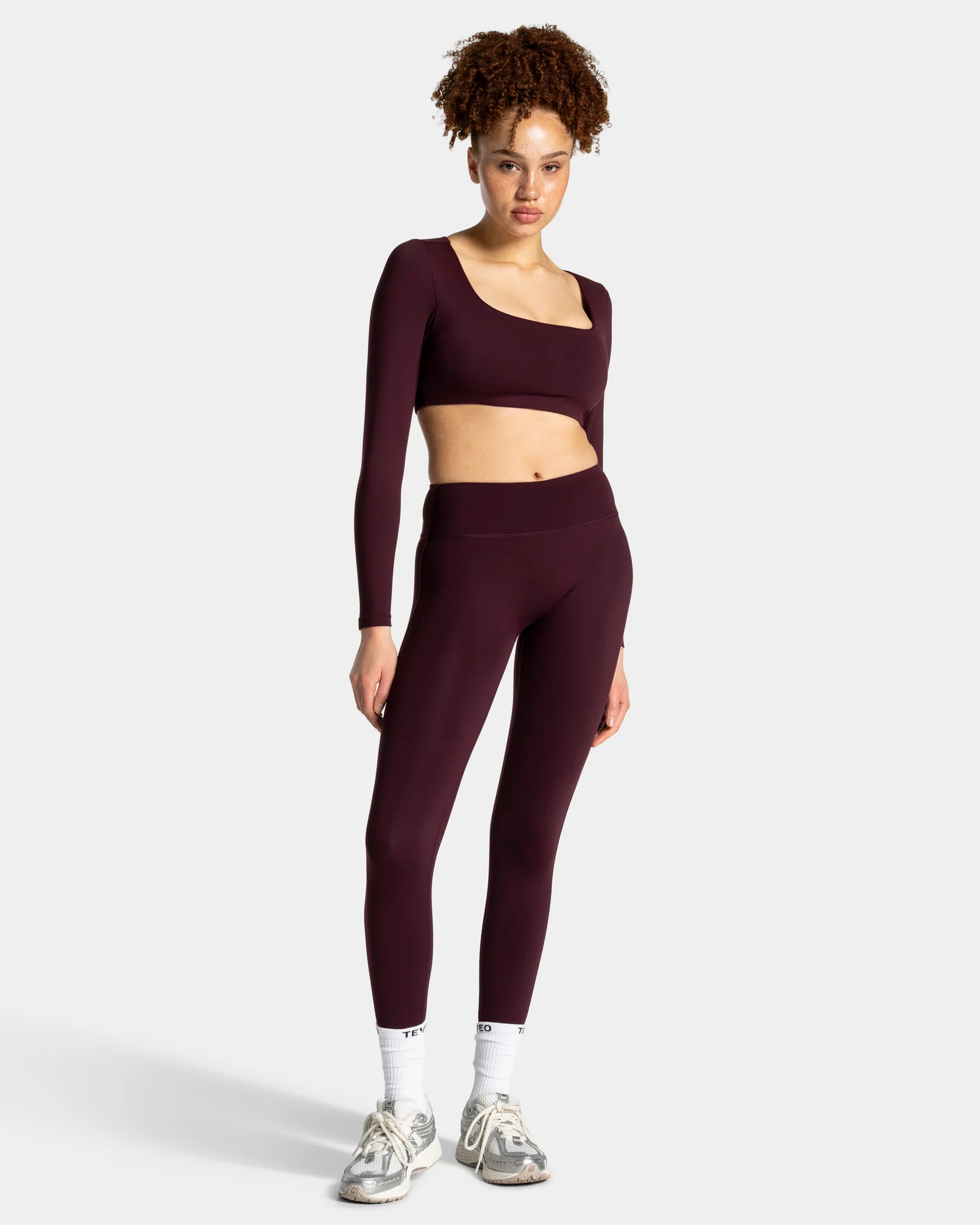 Allrounder Cropped Longsleeve "Merlot" - Image 3
