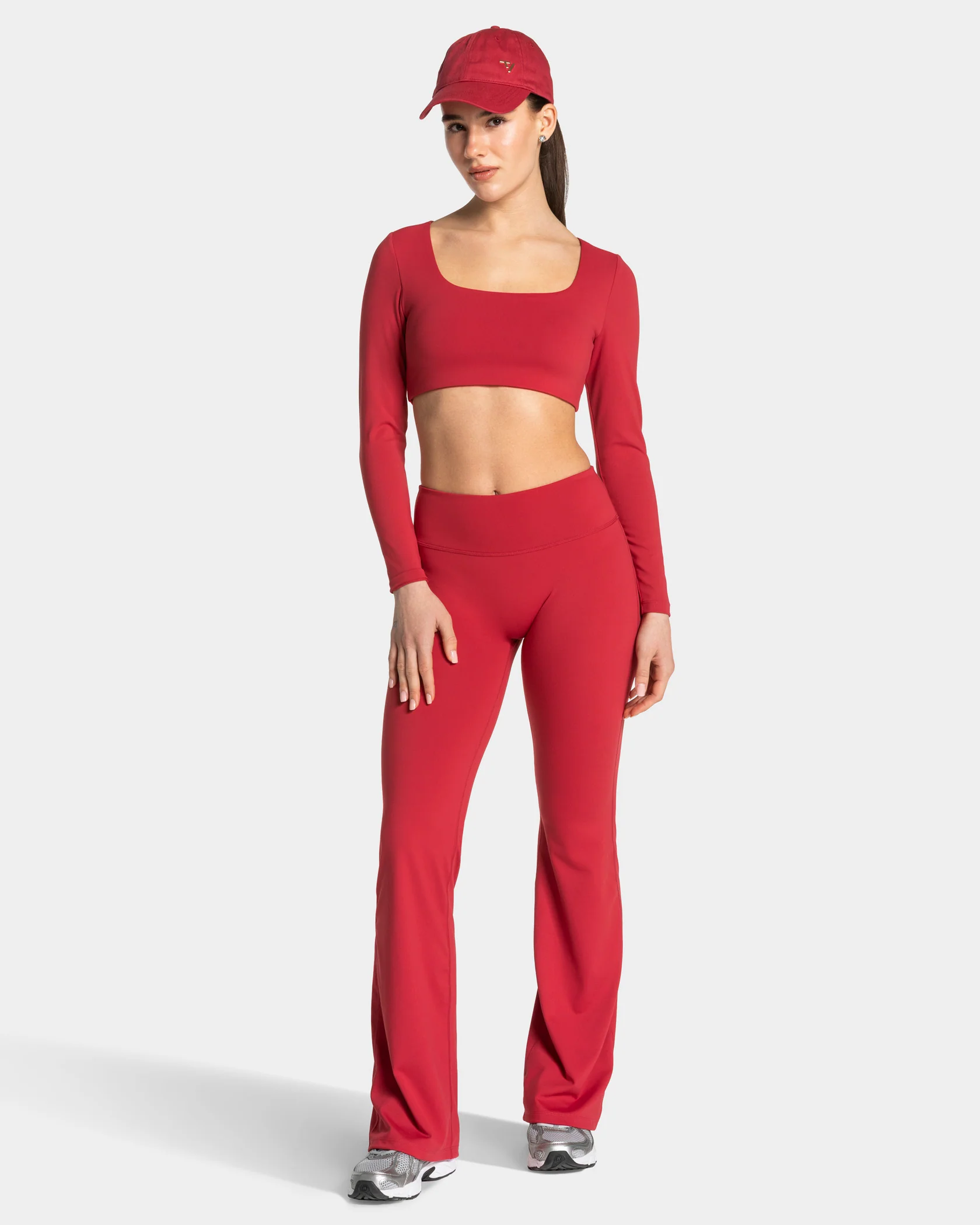 Allrounder Sculpt Scrunch Flared Leggings Tall "Cherry" - Image 5