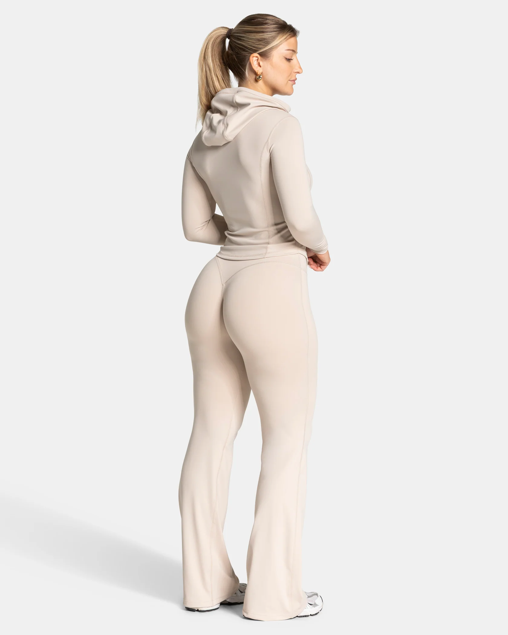 Allrounder Shaping Hooded Zip Jacke "Cream - Gold" - Image 5