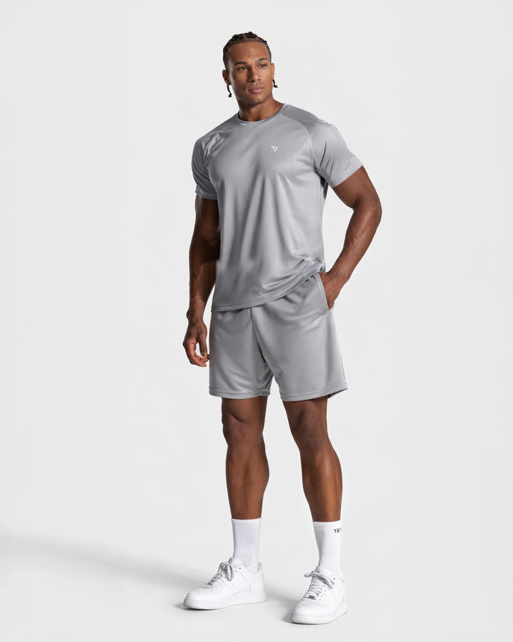 Baseline Mesh Shorts "Hellgrau" - Image 3