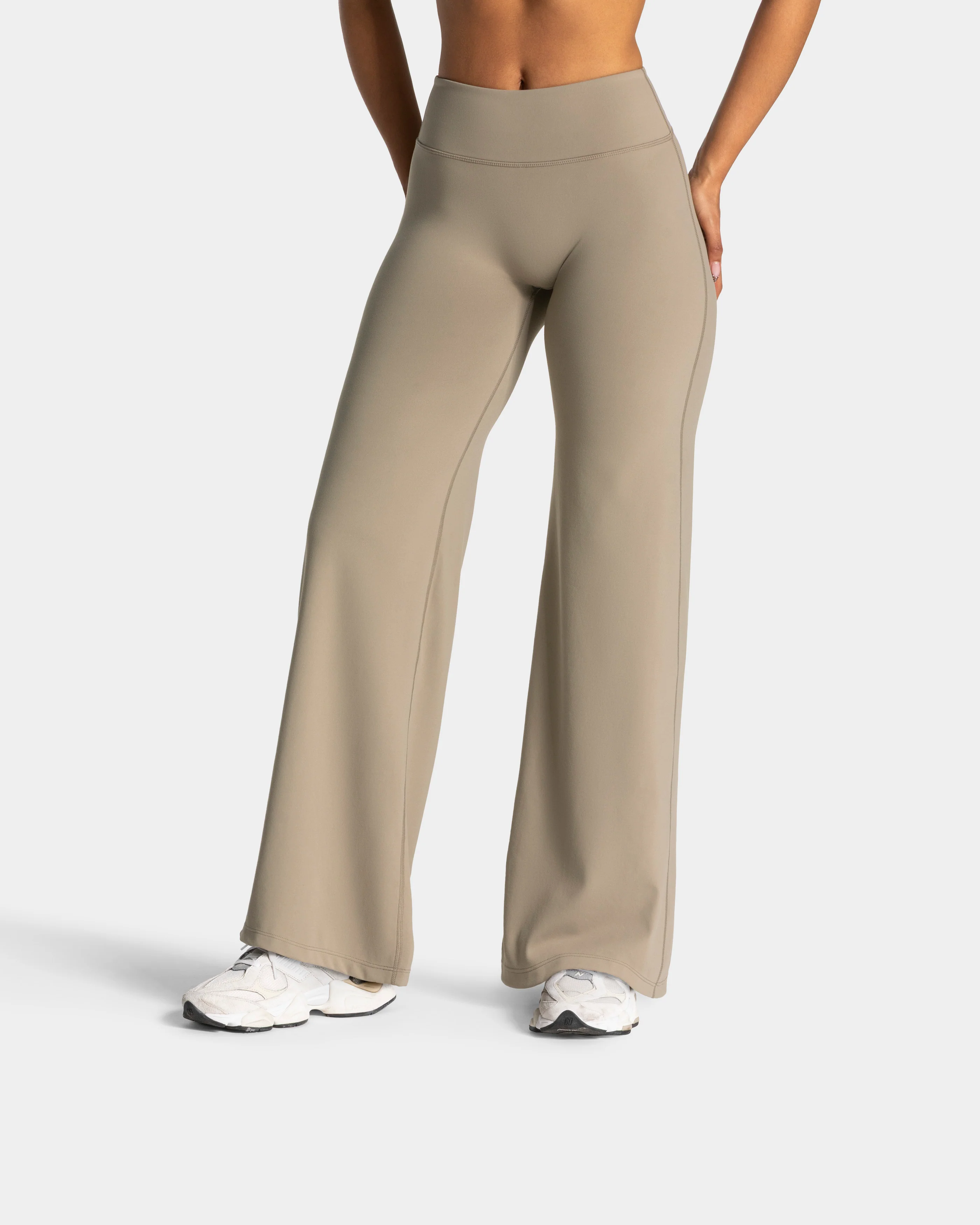 Charming Pro Scrunch Straight Leg Pants "Khaki" - Image 2