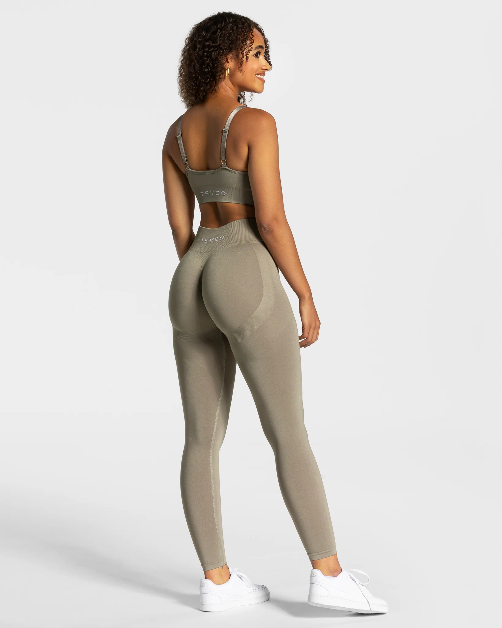 Charming Scrunch Leggings "Khaki" - Image 5