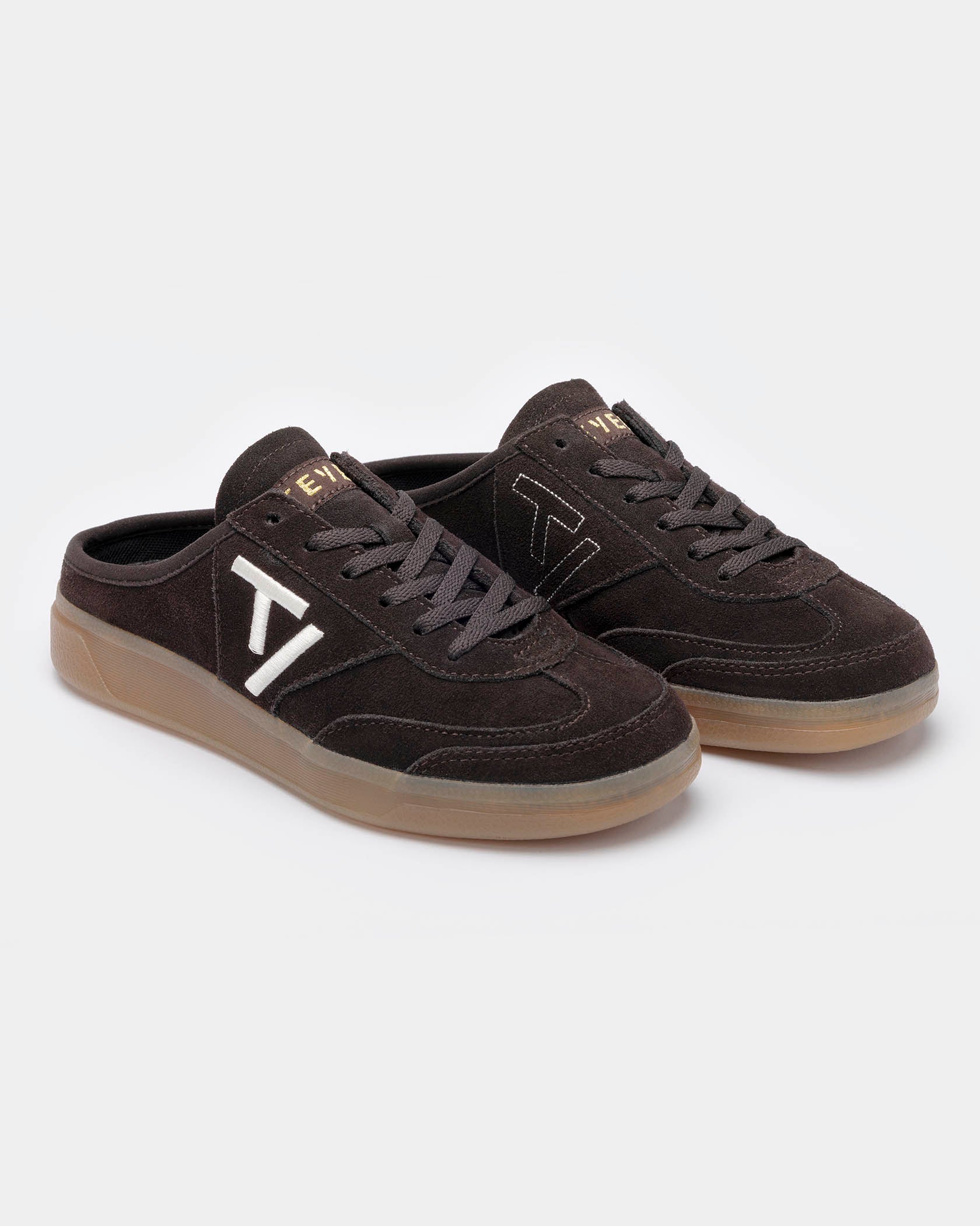 Classic Mule "Dark Chocolate - Off White" - Image 2