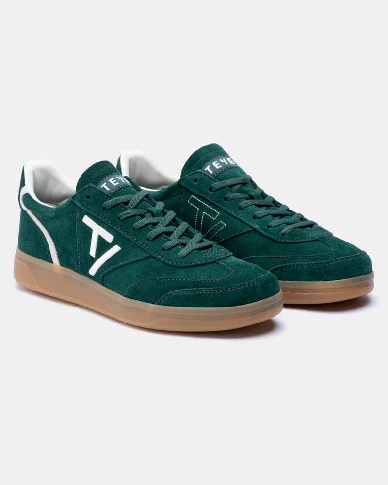 Classic Sneaker Men "Dunkelgrün - Off White" - Image 2