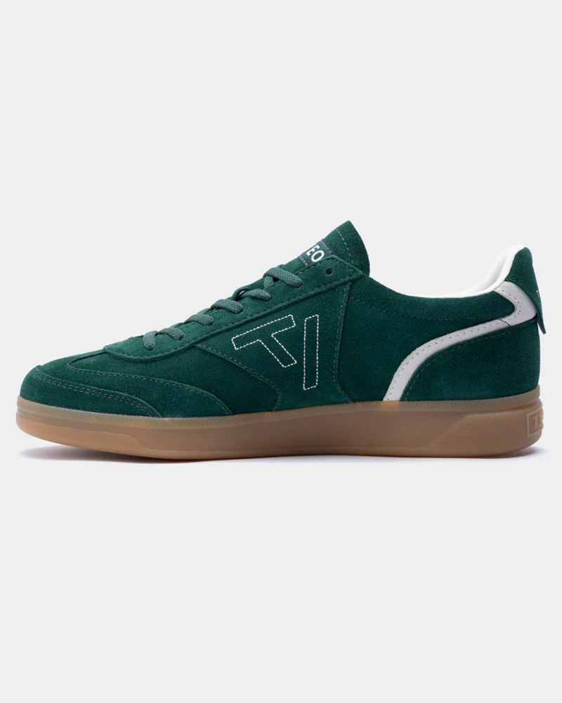 Classic Sneaker Men "Dunkelgrün - Off White" - Image 4