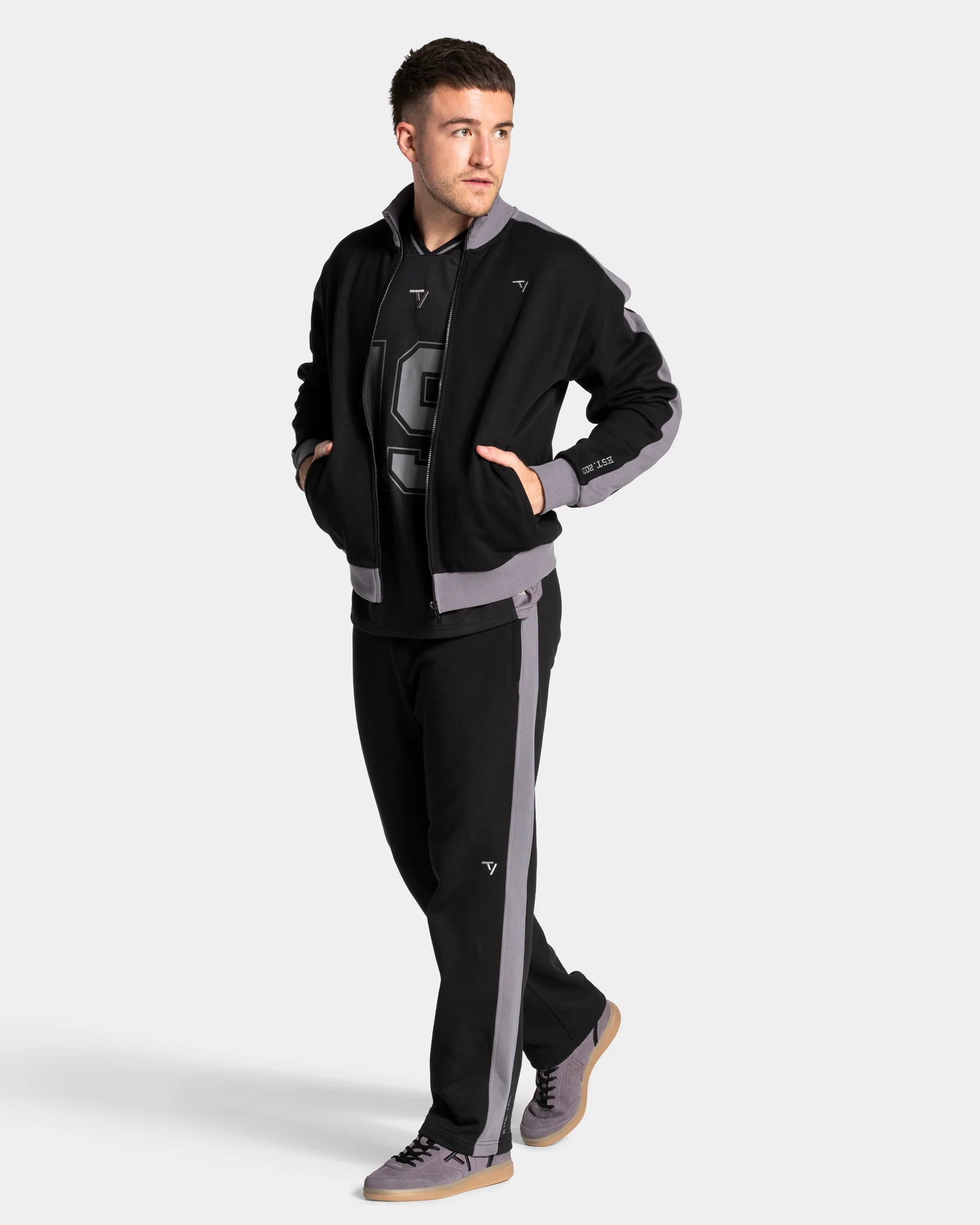 Classic Sneaker Men "Graphit - Schwarz" - Image 3