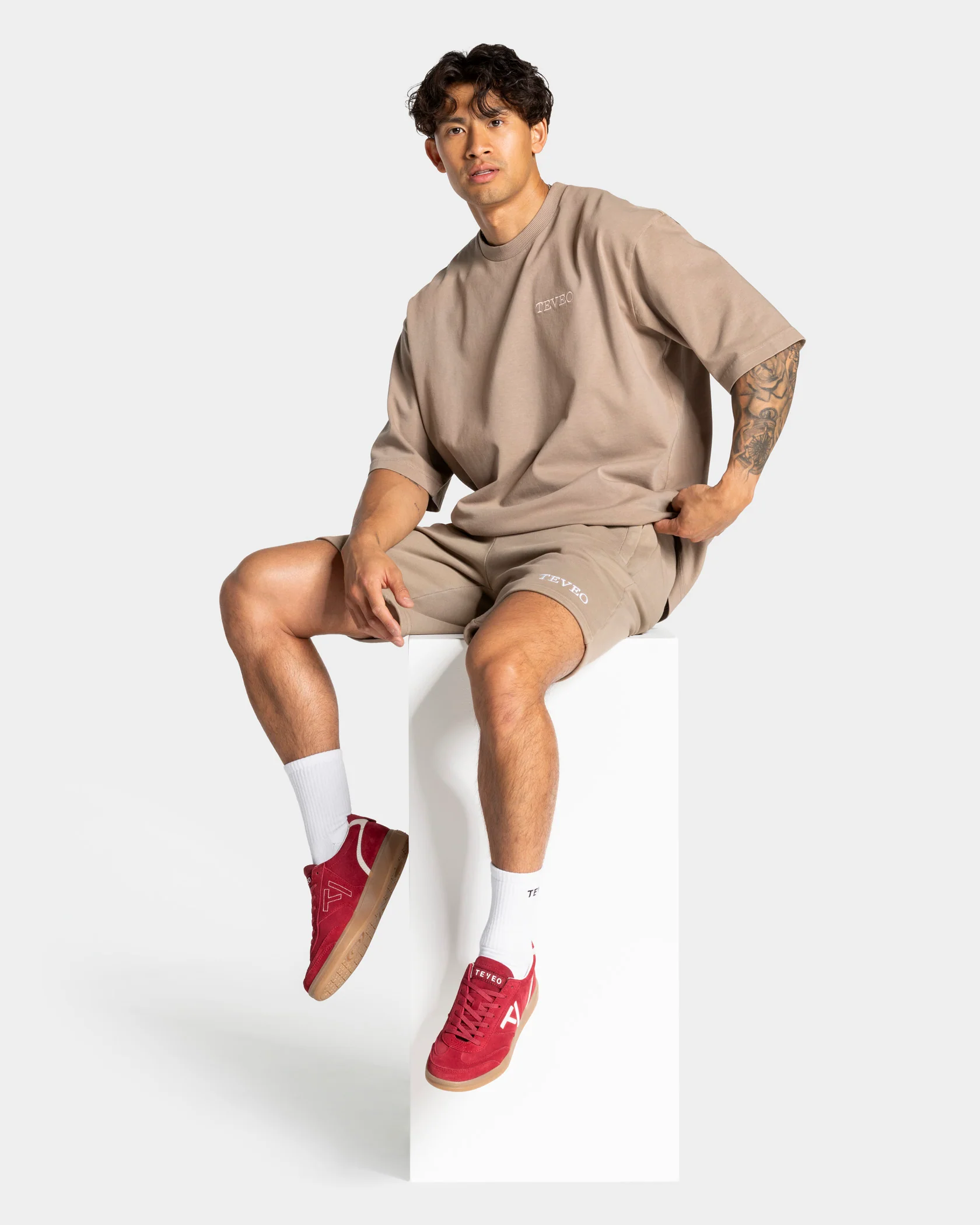 Classic Sneaker Men "Weinrot - Off White" - Image 3