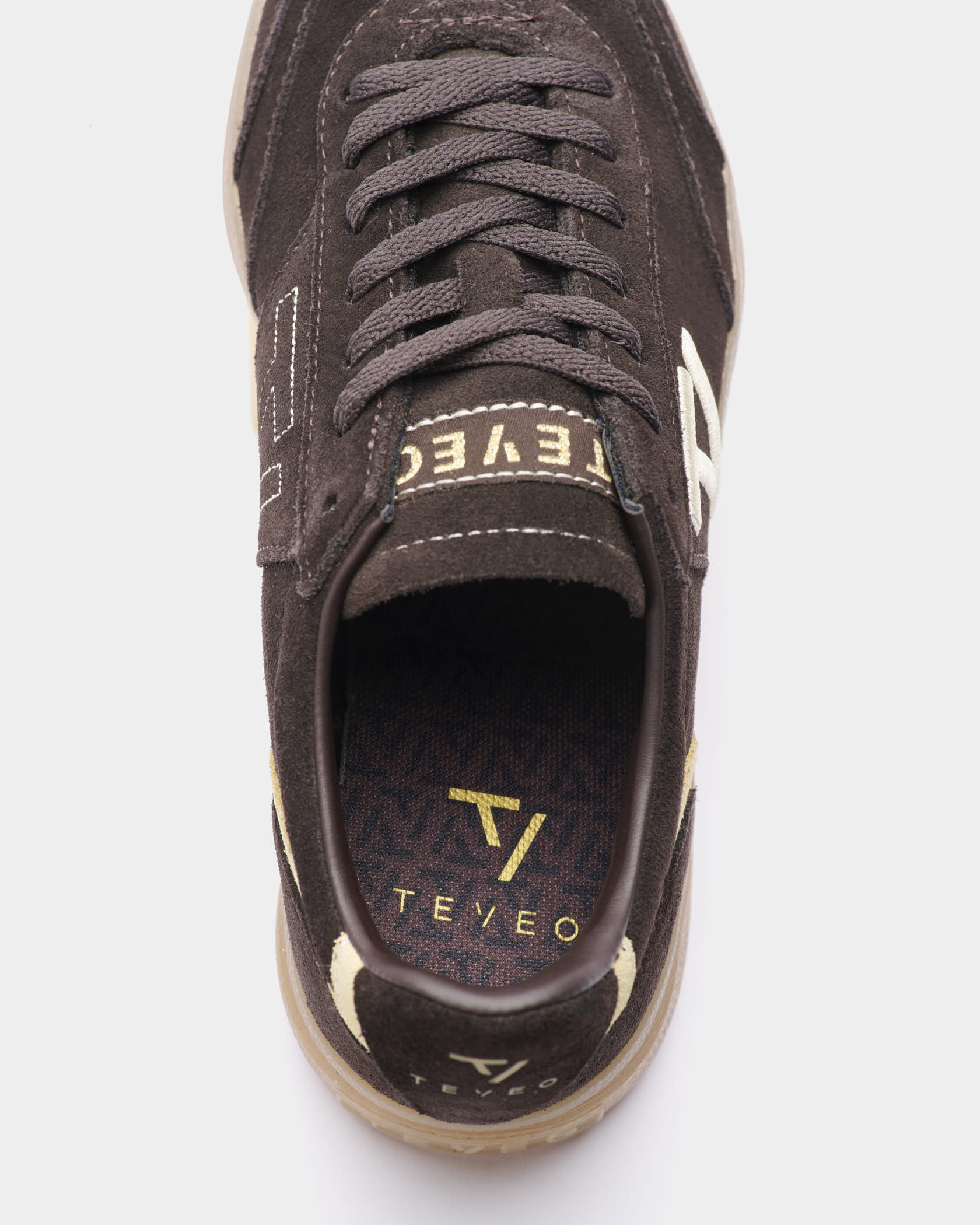 Classic Sneaker Women "Dark Chocolate - Butter Yellow" - Image 10