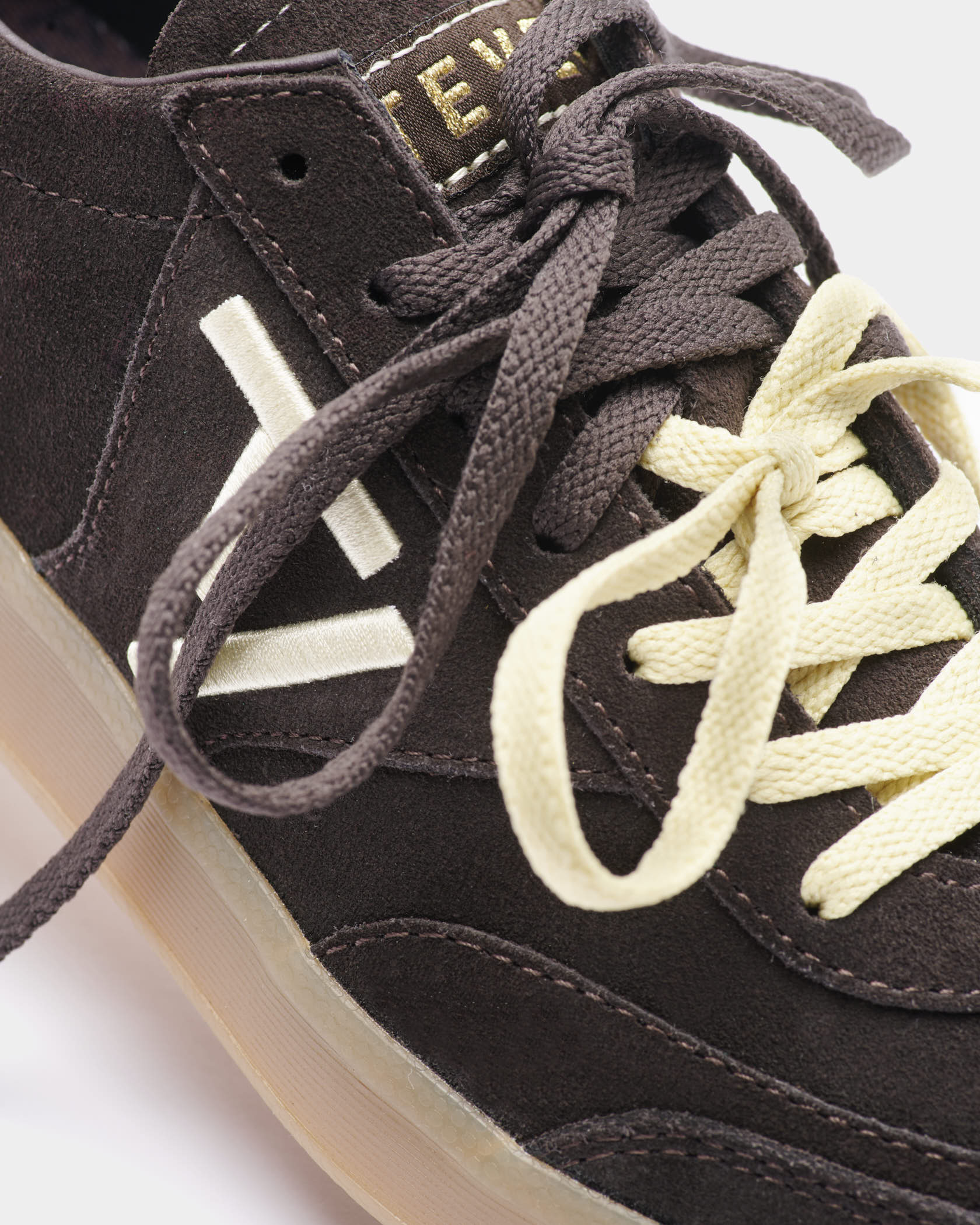 Classic Sneaker Women "Dark Chocolate - Butter Yellow" - Image 9