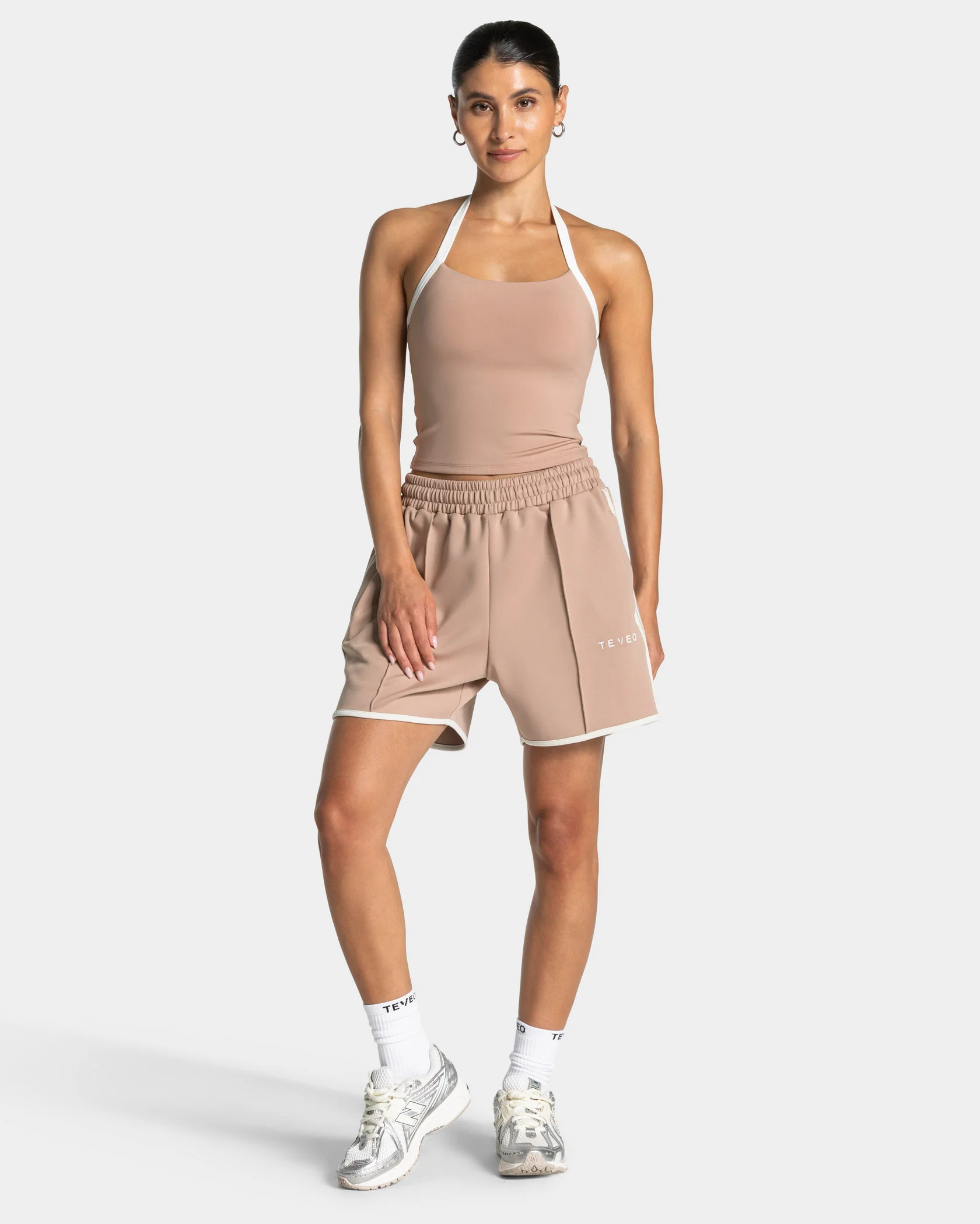 Club Neckholder Top "Beige" - Image 3