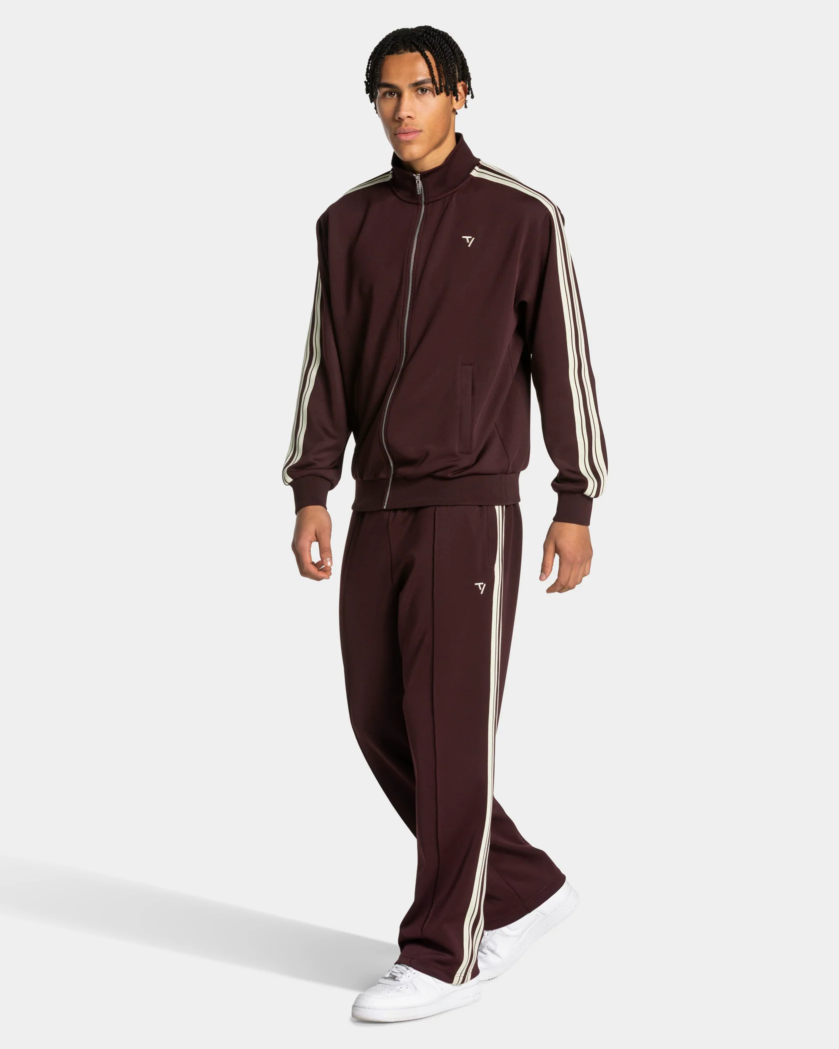 Club Straight Leg Jogger Men "Merlot" - Image 3