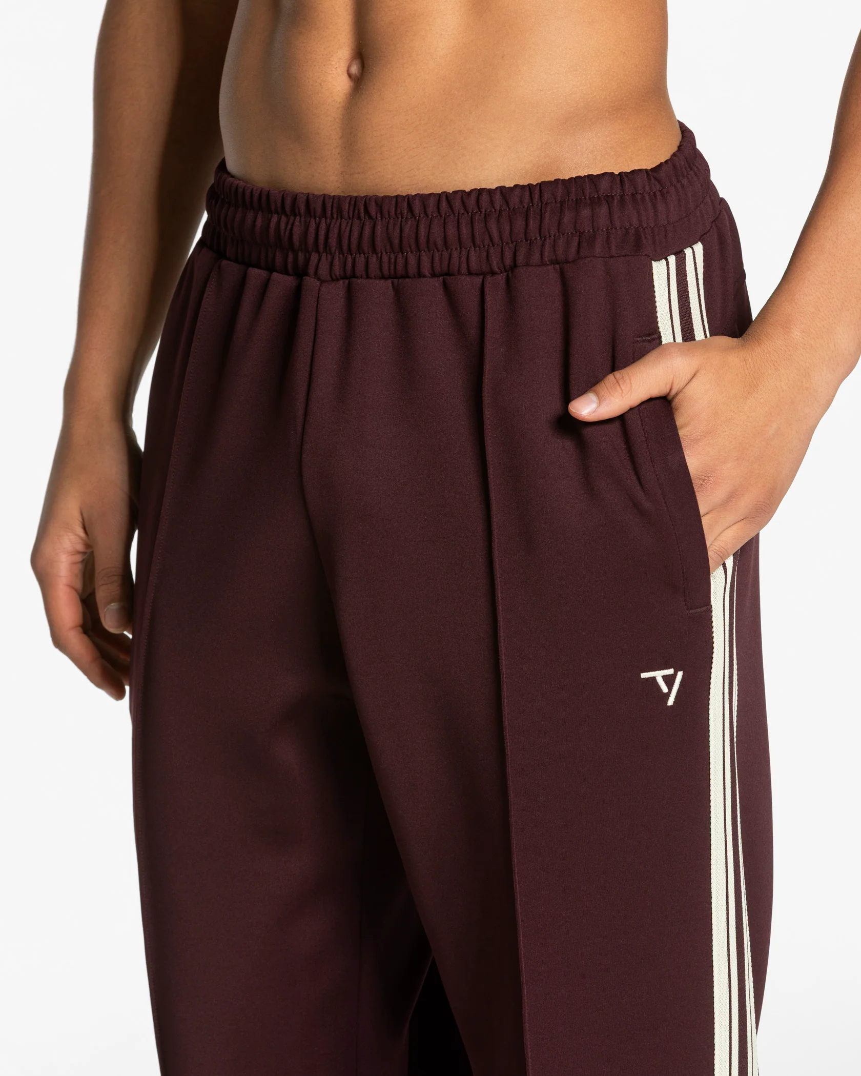Club Straight Leg Jogger Men "Merlot" - Image 4