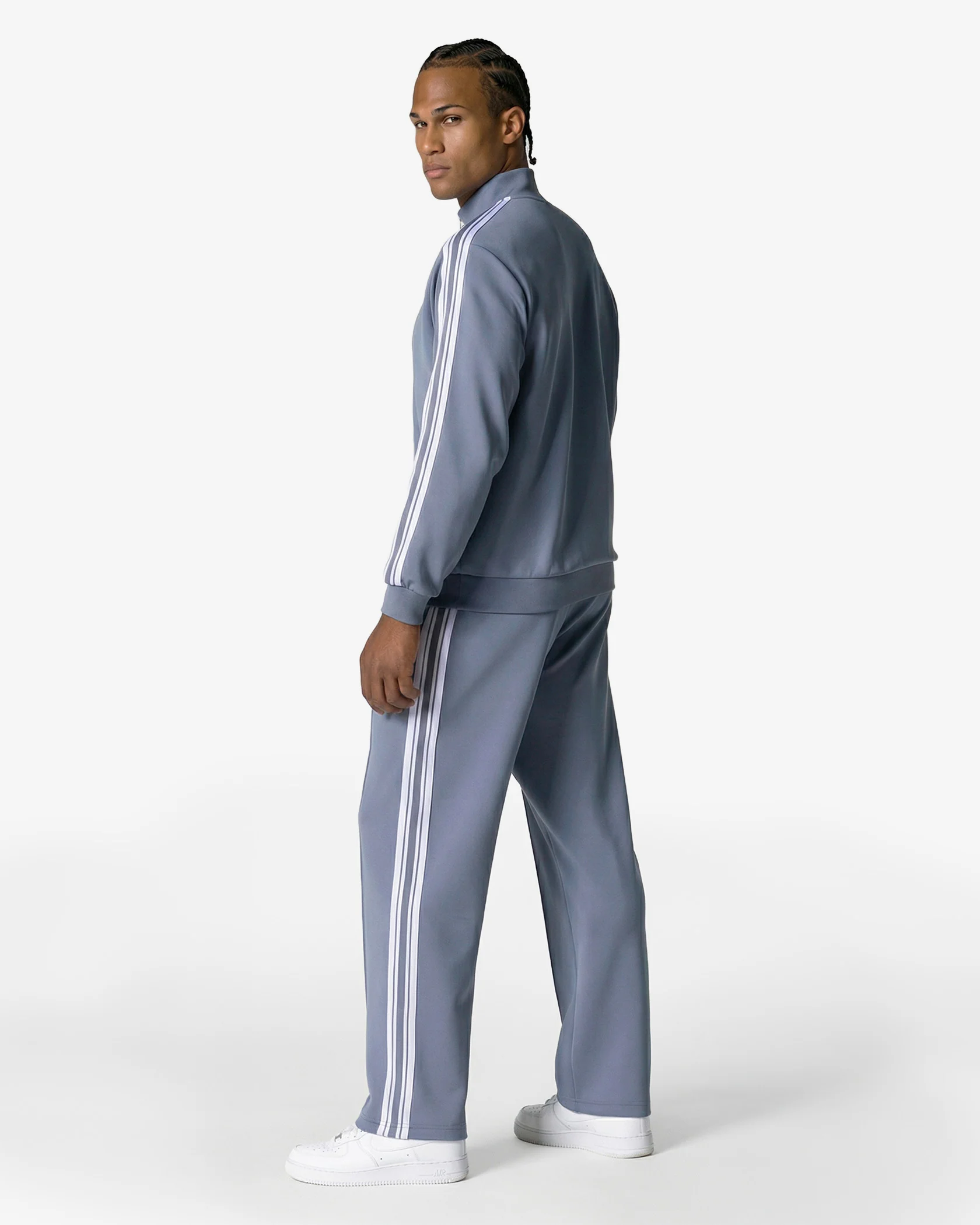 Club Straight Leg Jogger Men "Stahlblau" - Image 5
