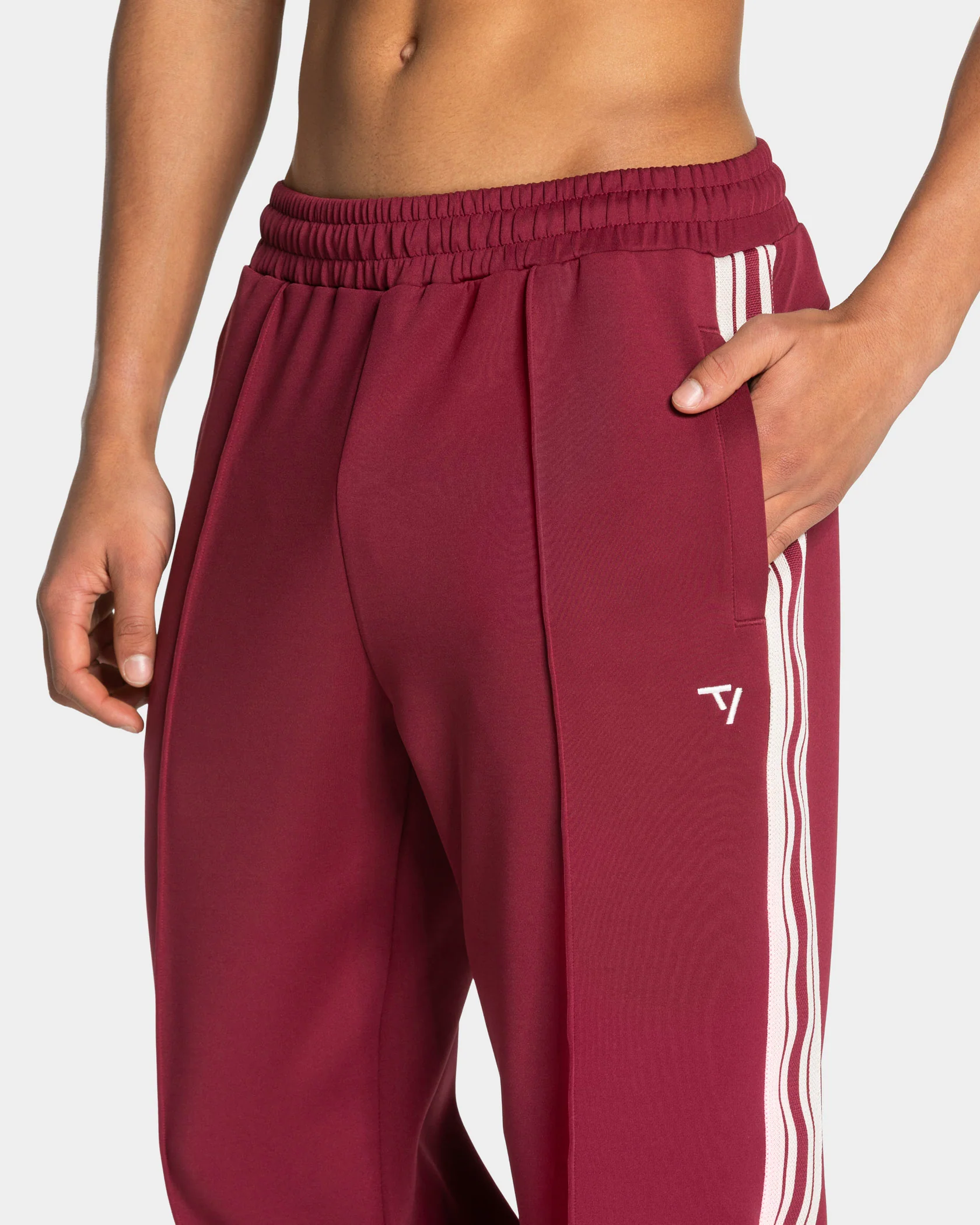 Club Straight Leg Jogger Men "Weinrot" - Image 4