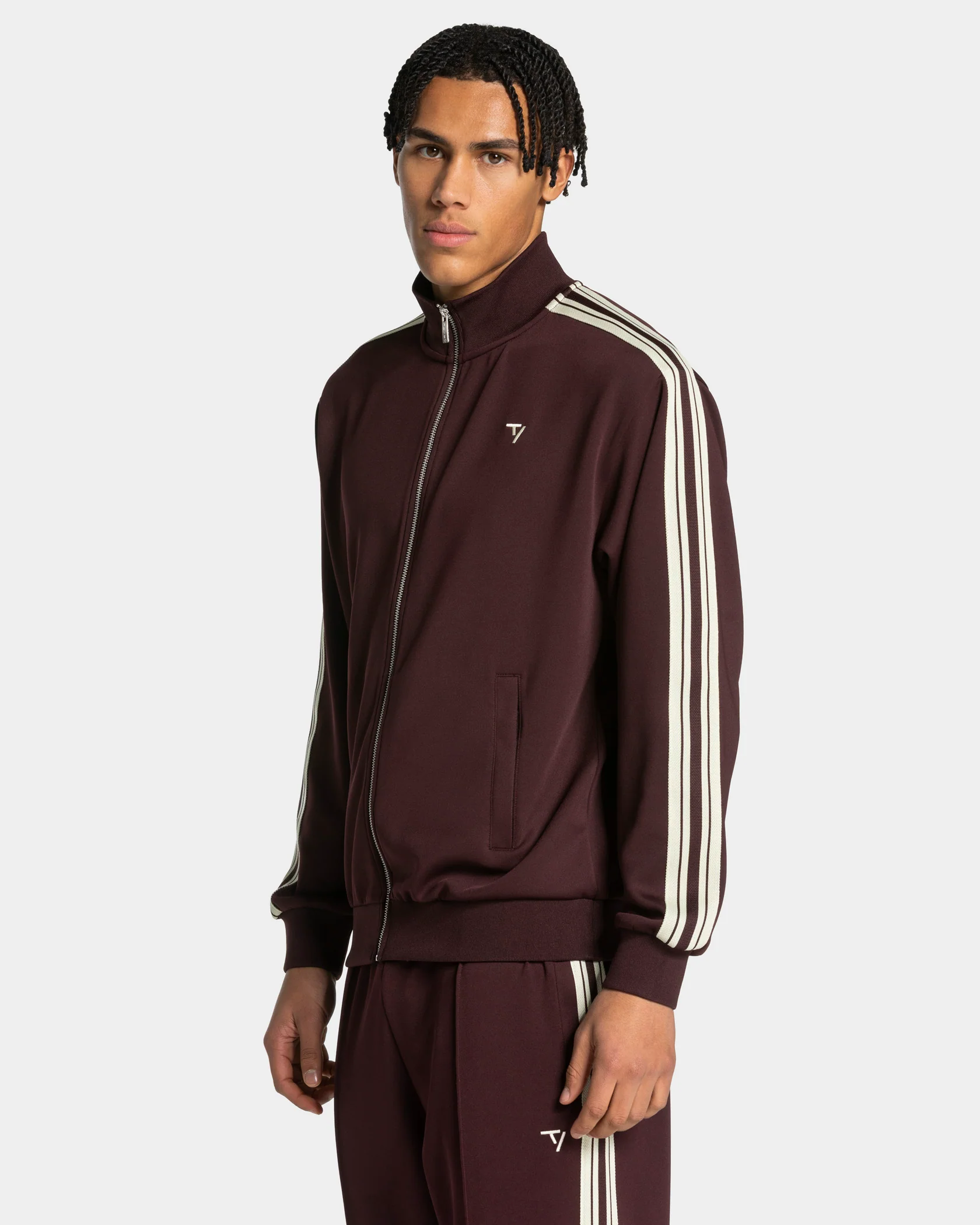 Club Zip Jacke "Merlot"