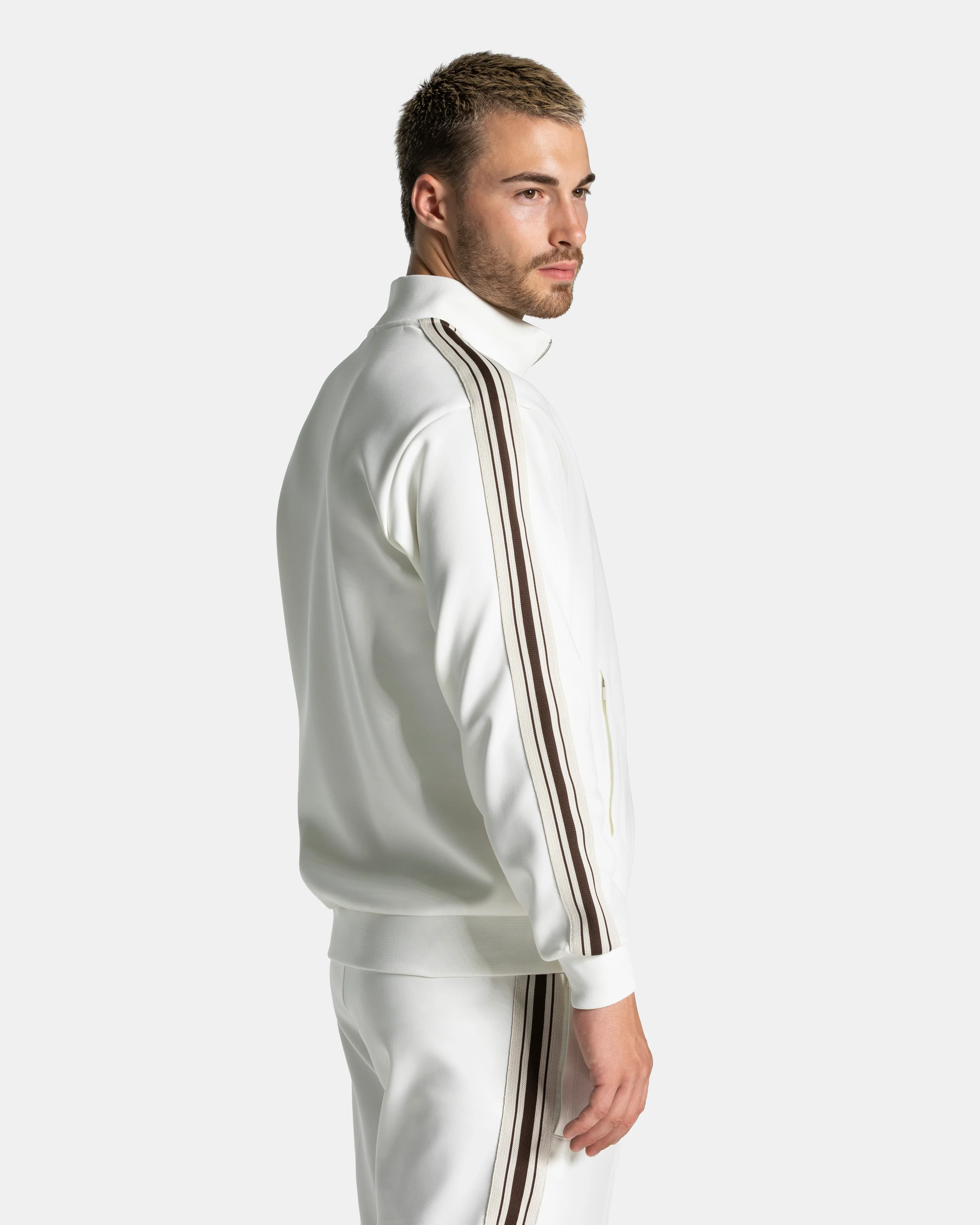 Club Zip Jacke "Off White" - Image 3