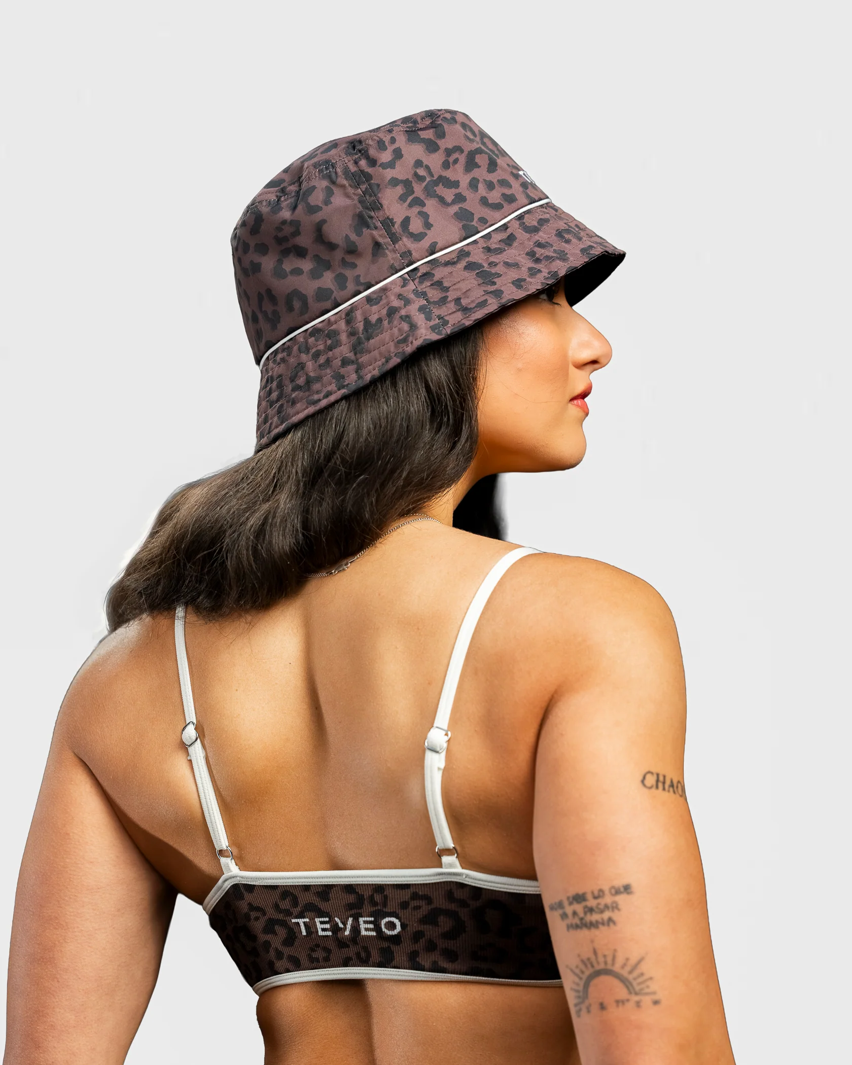 Contrastline Bucket Hat "Leo Espresso" - Image 2