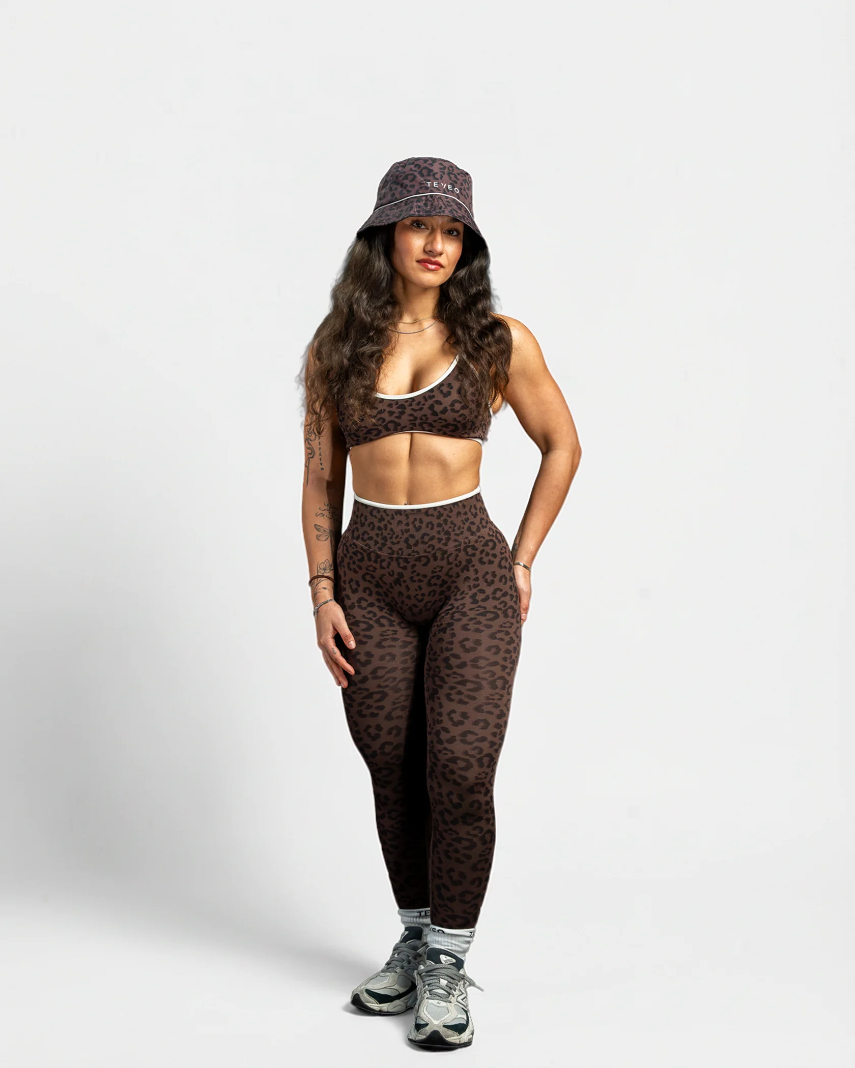 Contrastline Bucket Hat "Leo Espresso" - Image 5