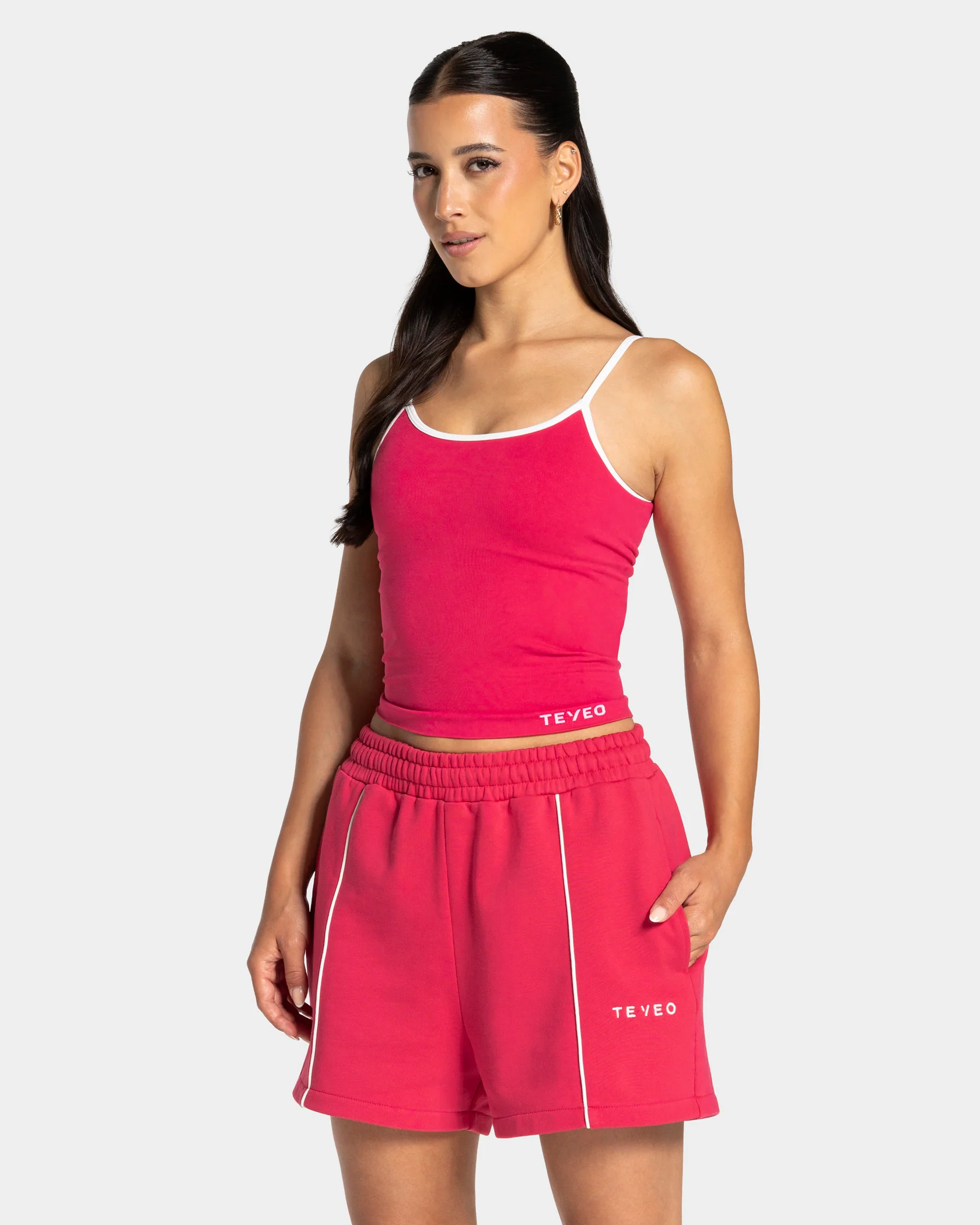 Contrastline Cami Top "Berry"