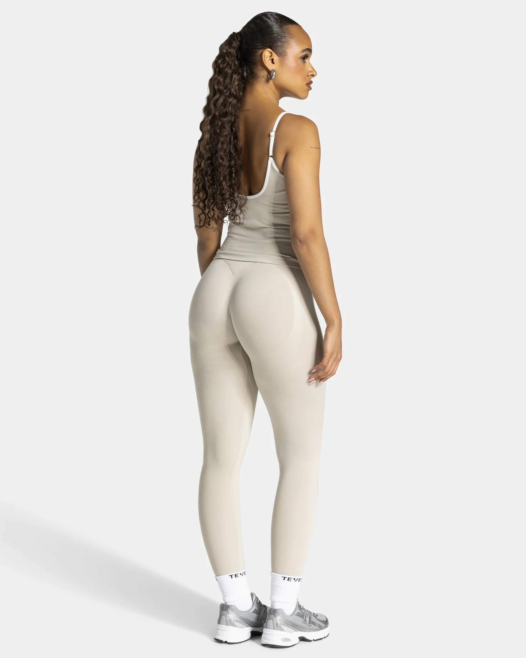 Contrastline Leggings "Cream" - Image 5