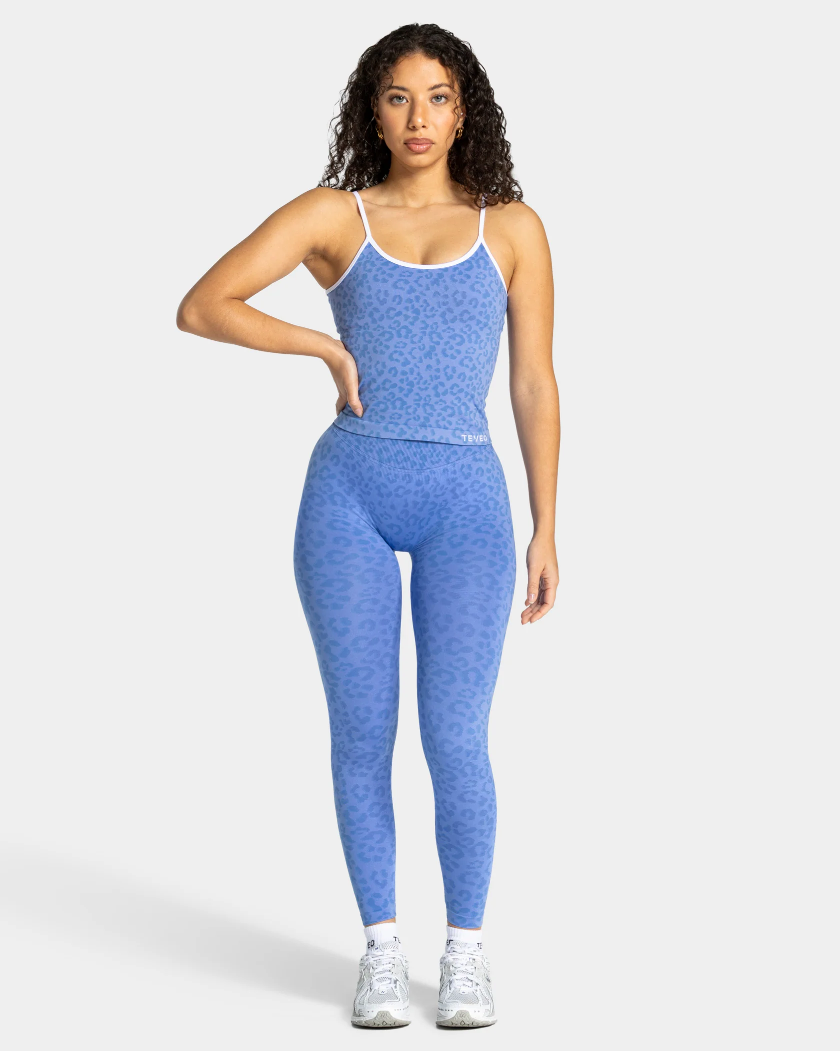 Contrastline Leggings "Leo Azure" - Image 3