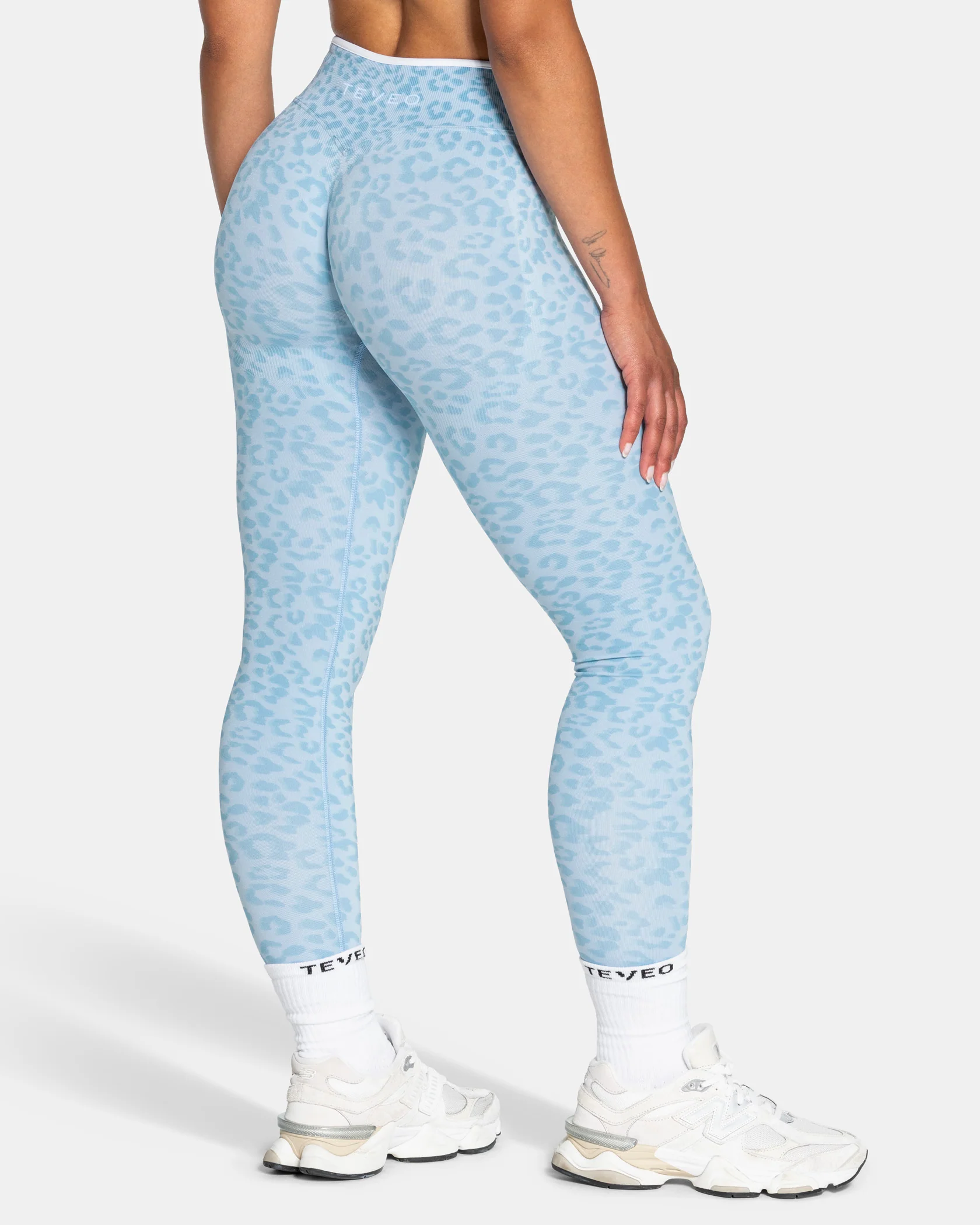 Contrastline Leggings "Leo Babyblau" - Image 2