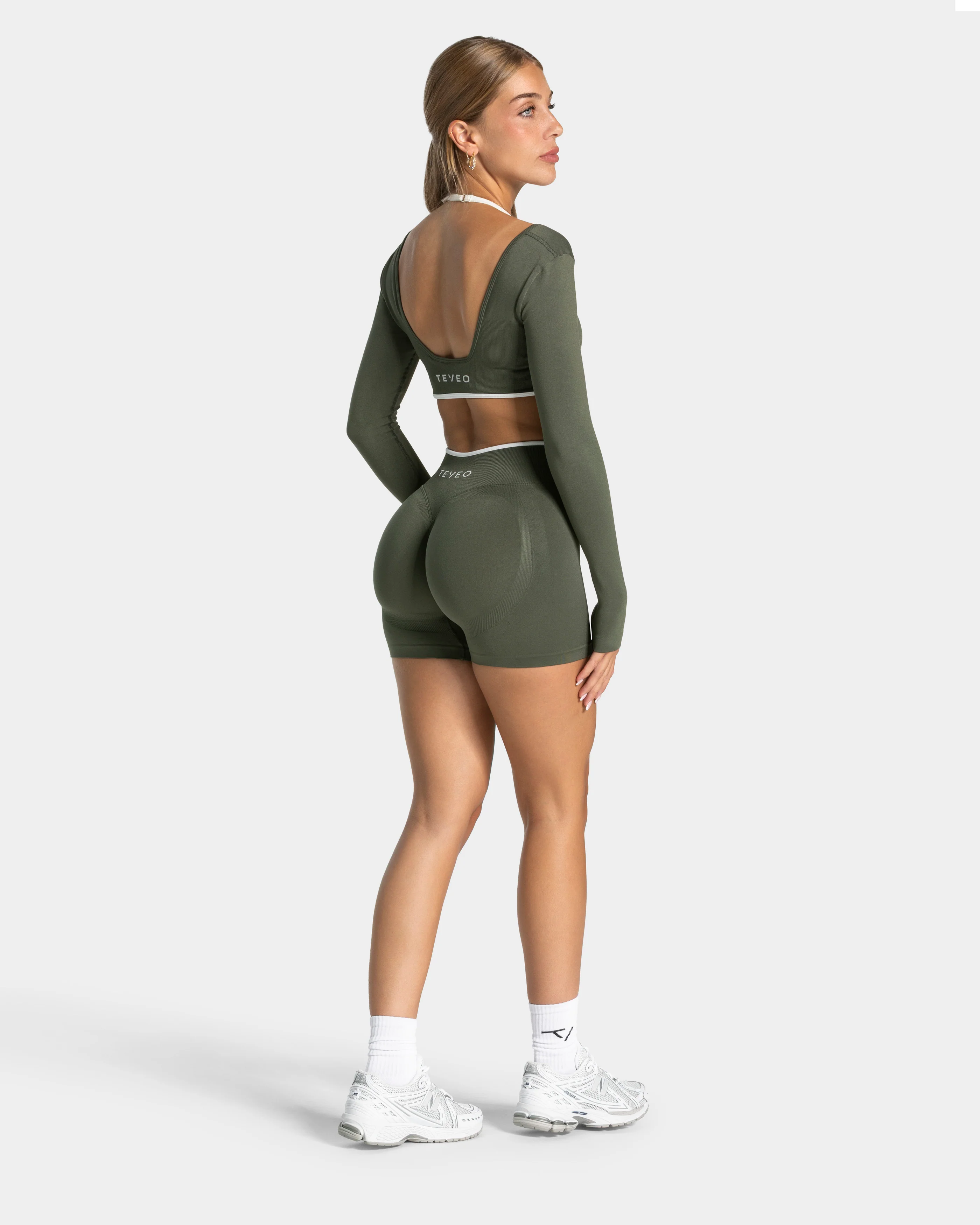 Contrastline Longsleeve "Khaki" - Image 5