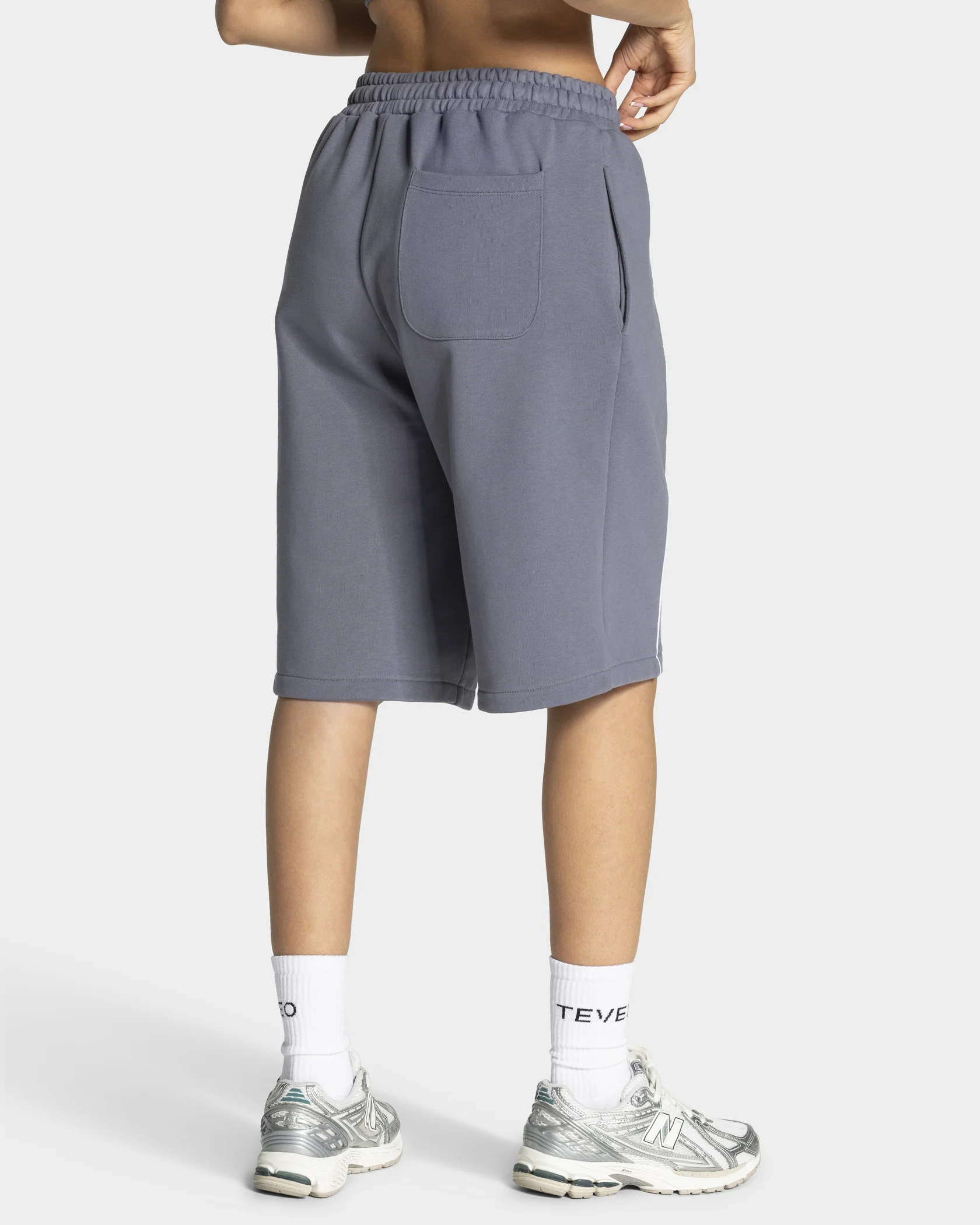 Contrastline Oversized Jorts "Eisgrau" - Image 2