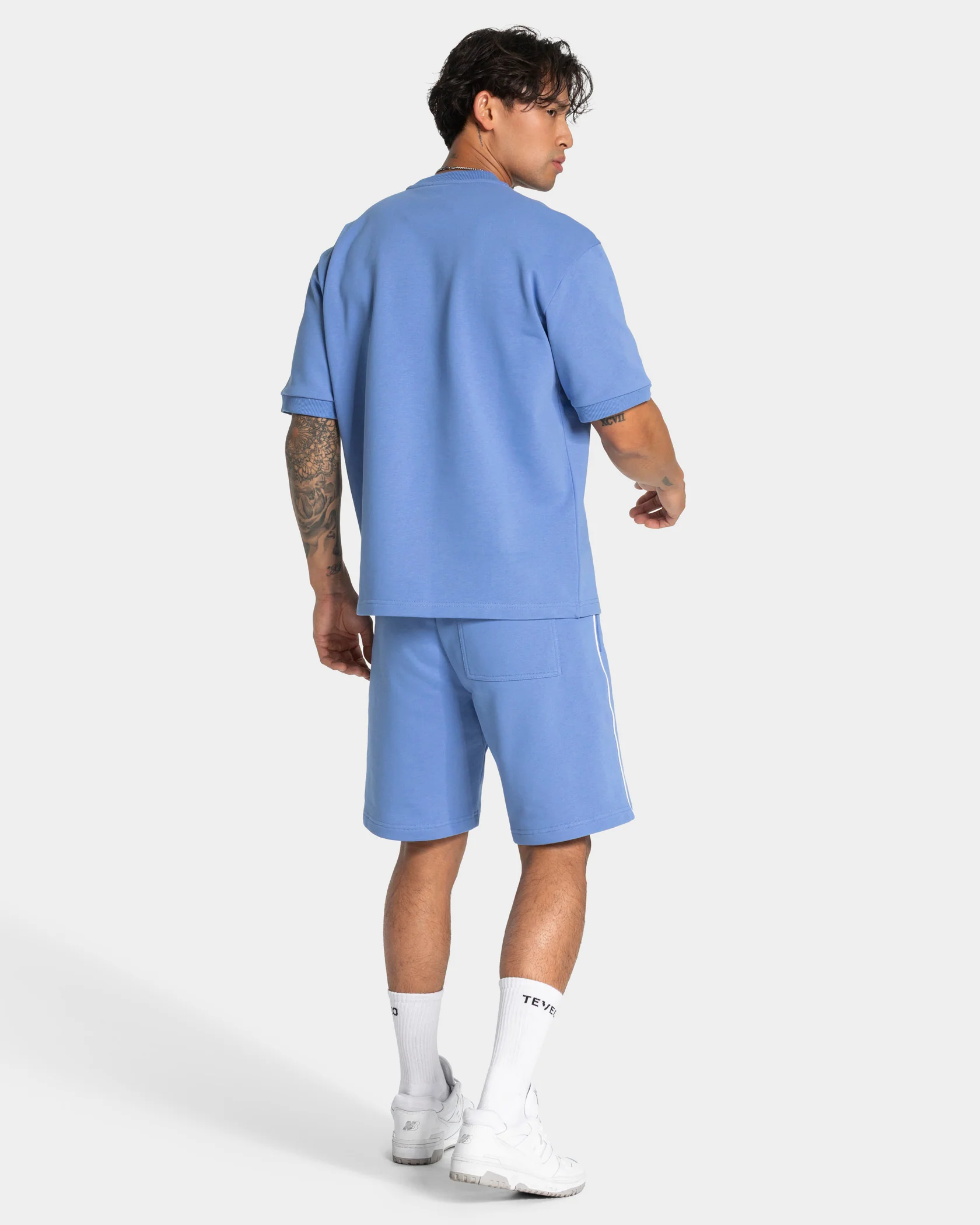 Contrastline Oversized T-Shirt "Azure" - Image 5