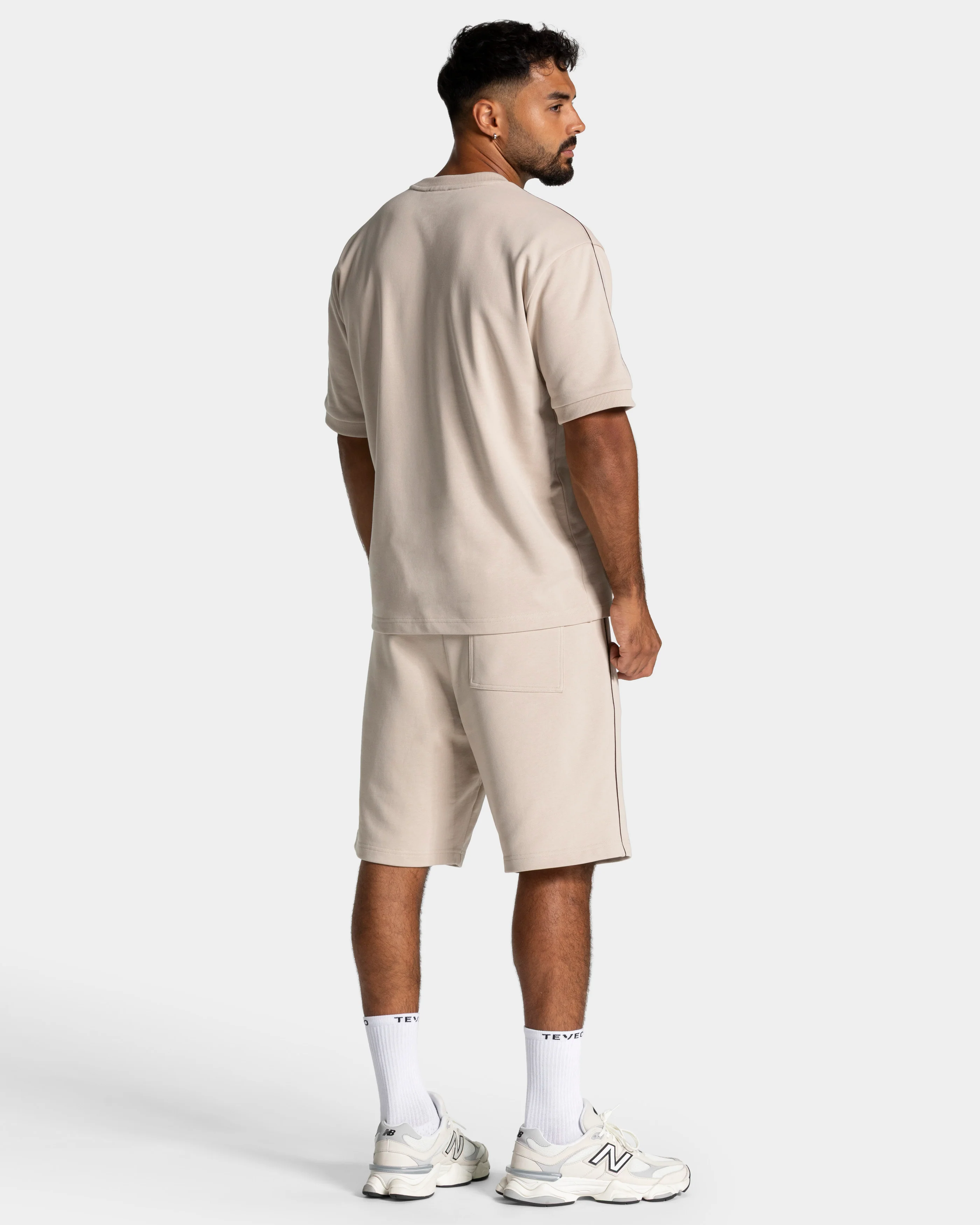 Contrastline Oversized T-Shirt "Cream" - Image 5