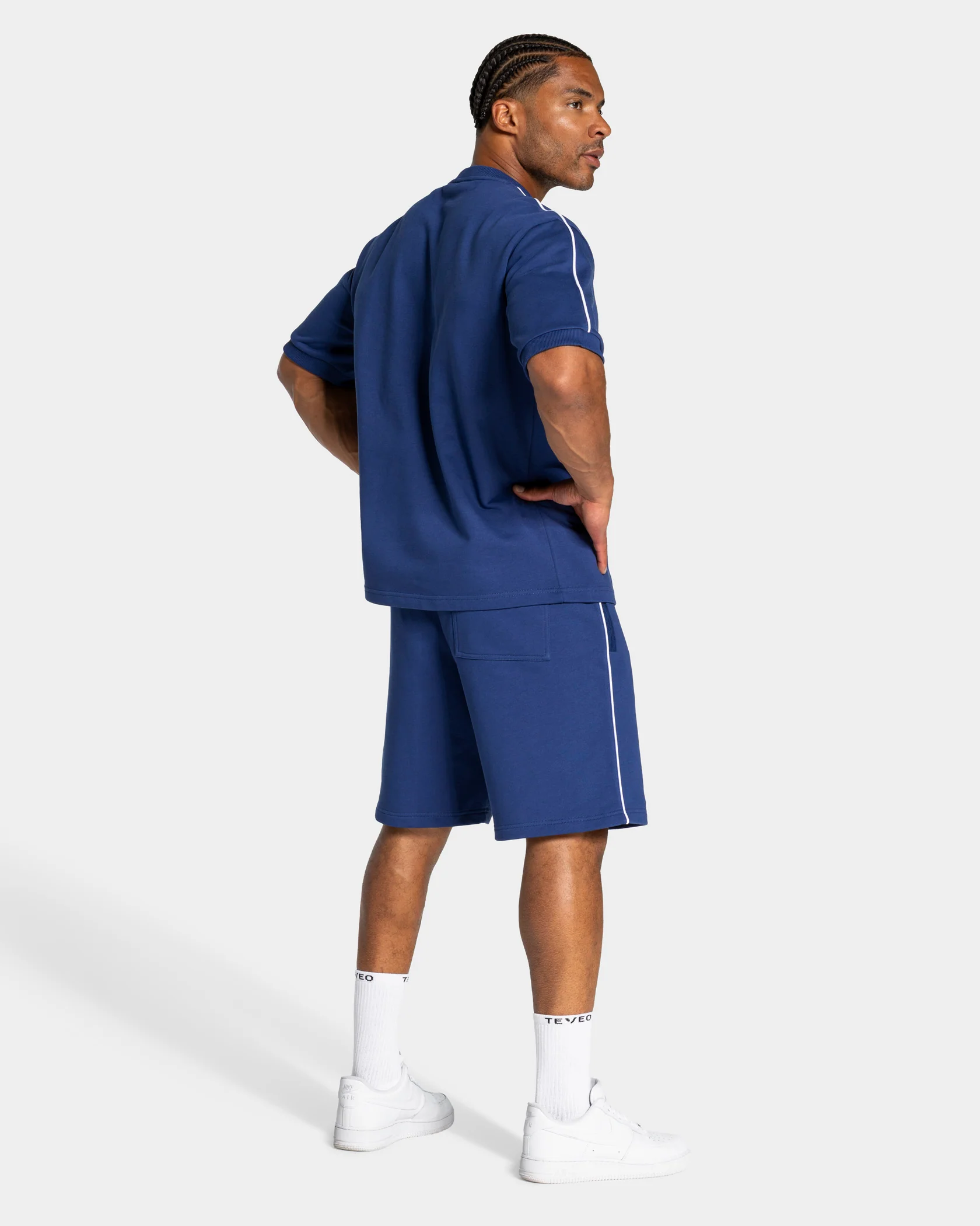 Contrastline Oversized T-Shirt "Indigo" - Image 5