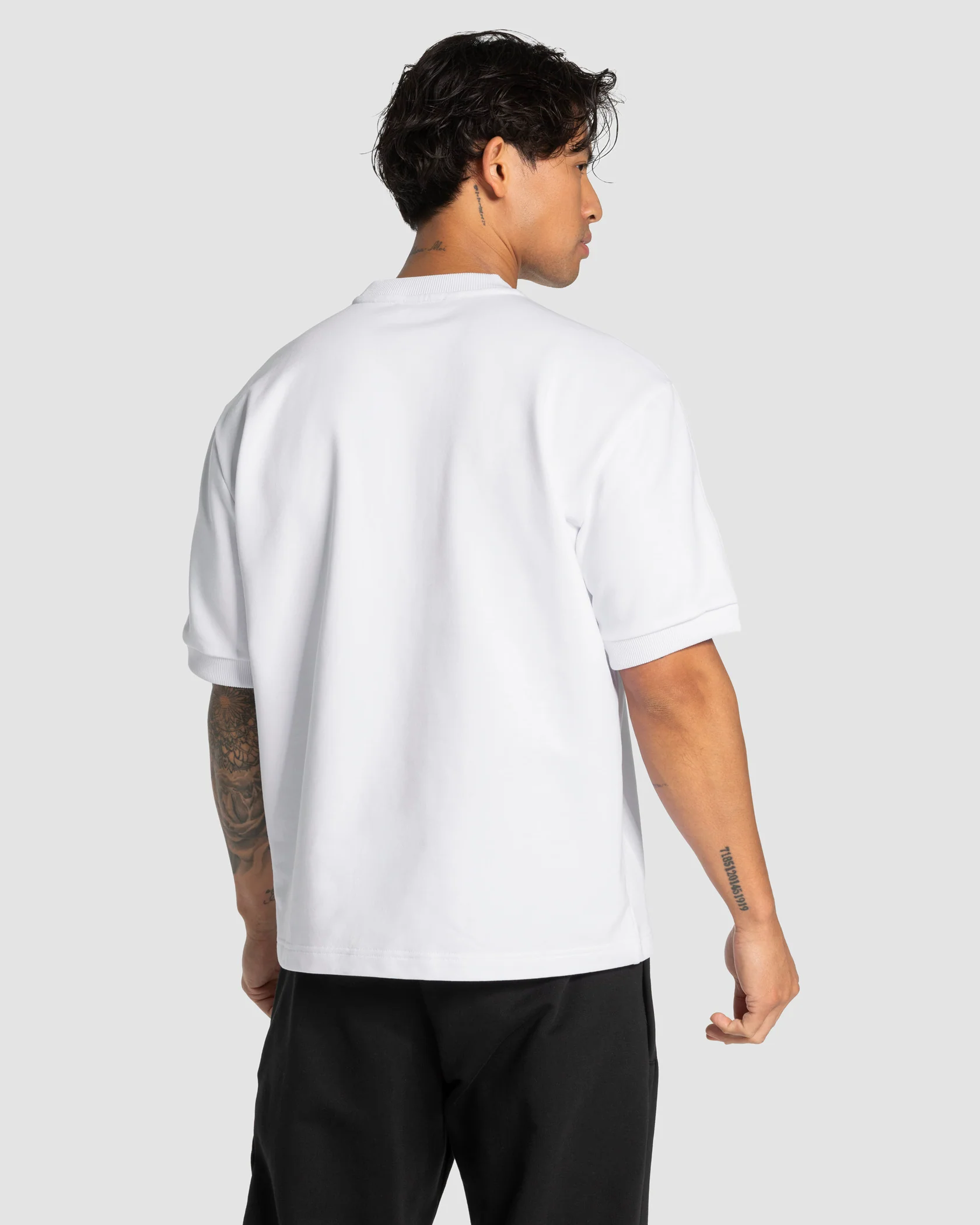 Contrastline Oversized T-Shirt "Weiß" - Image 2