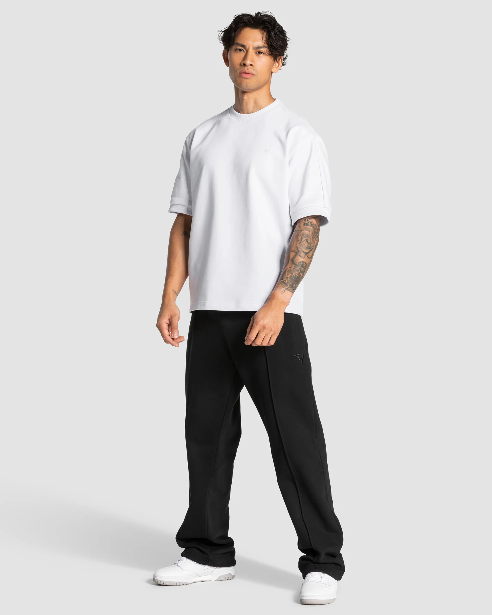 Contrastline Oversized T-Shirt "Weiß" - Image 3