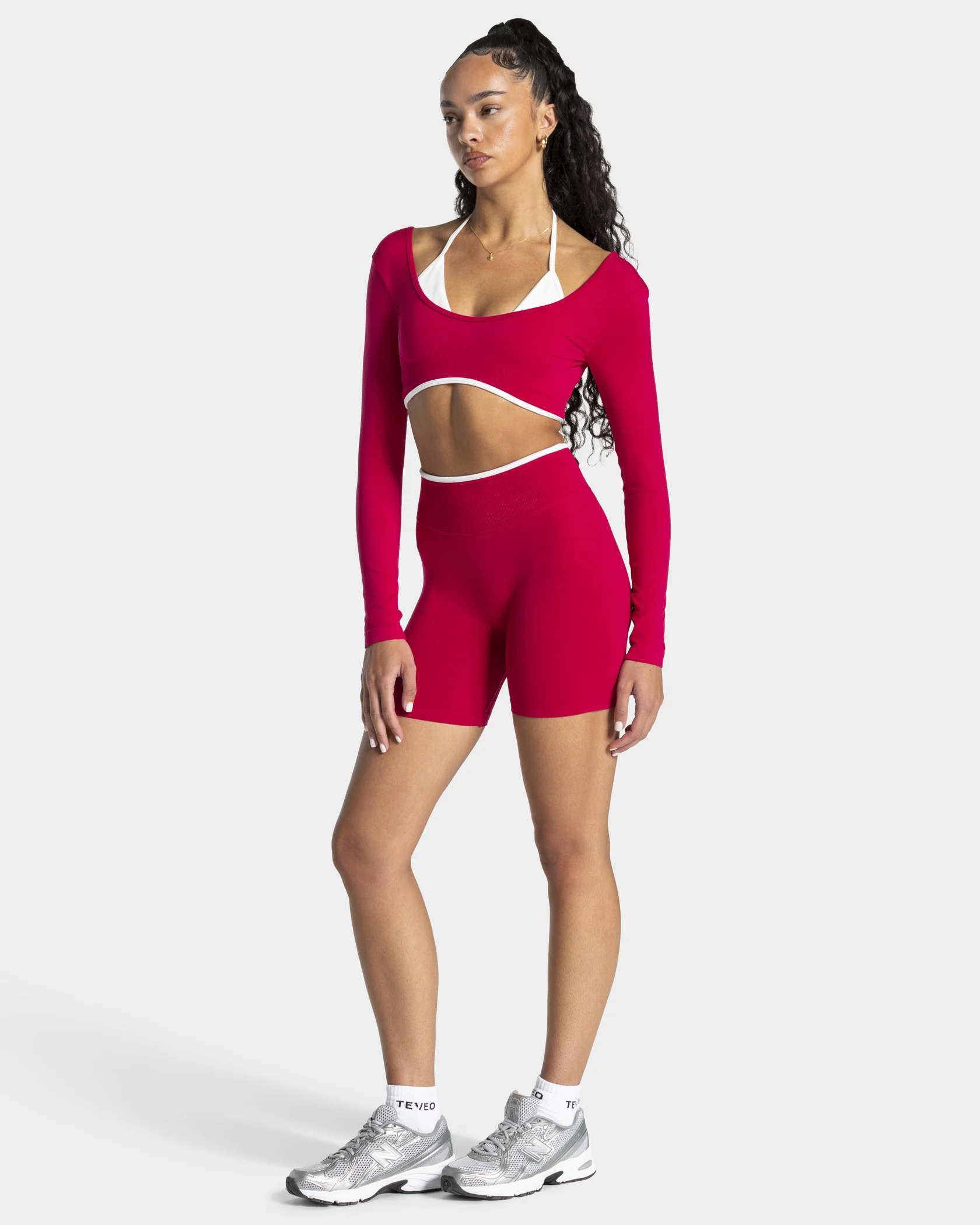 Contrastline Shorts "Raspberry" - Image 3
