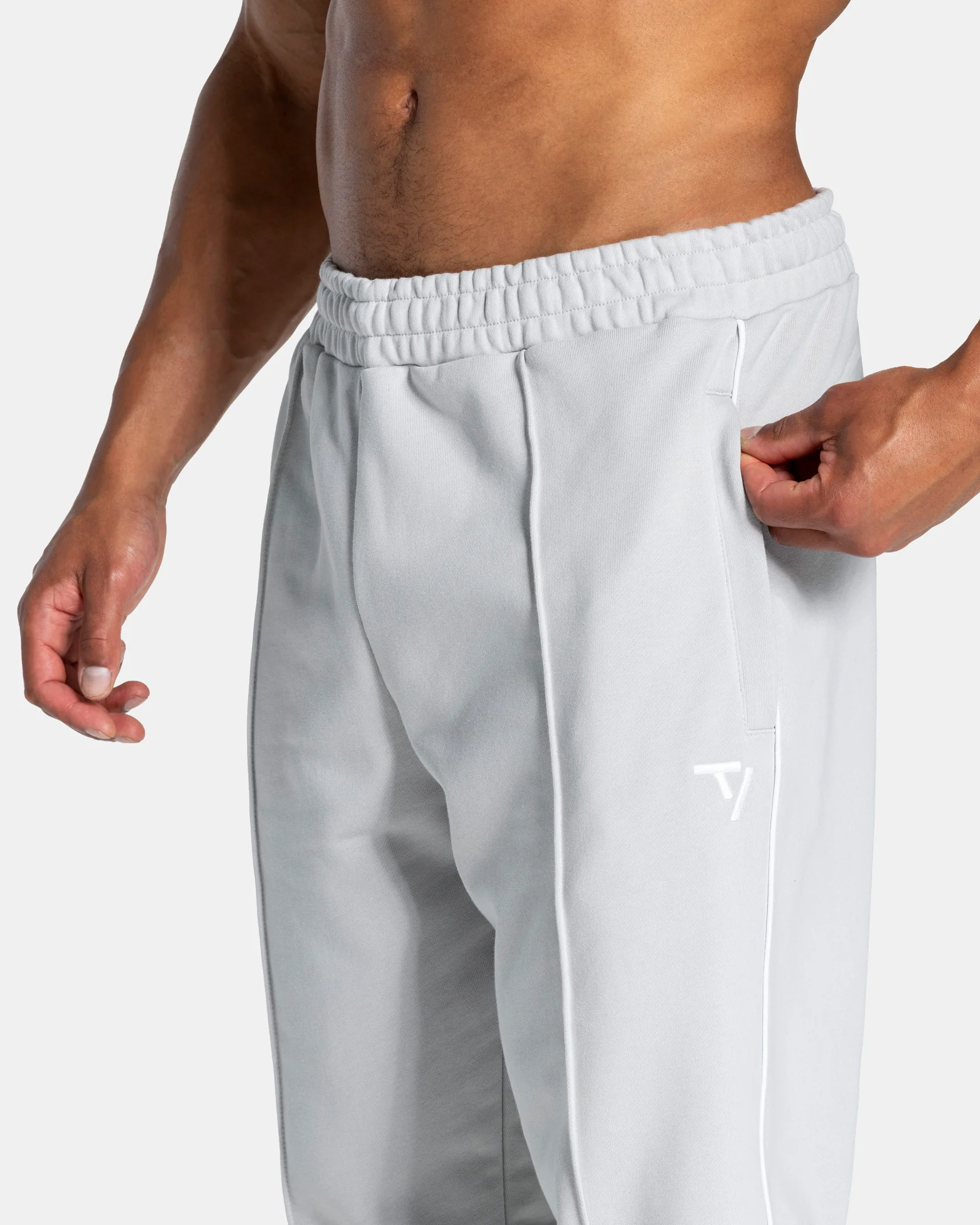 Contrastline Straight Leg Jogger "Moon" - Image 4