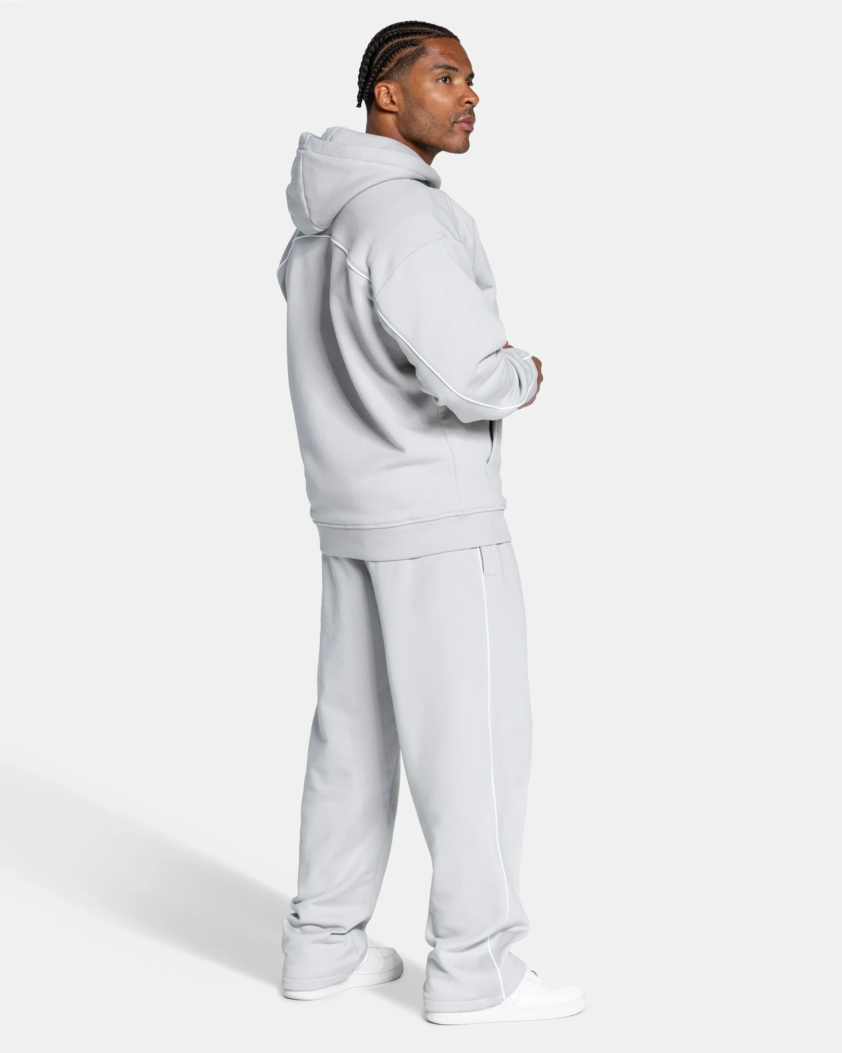 Contrastline Straight Leg Jogger "Moon" - Image 5