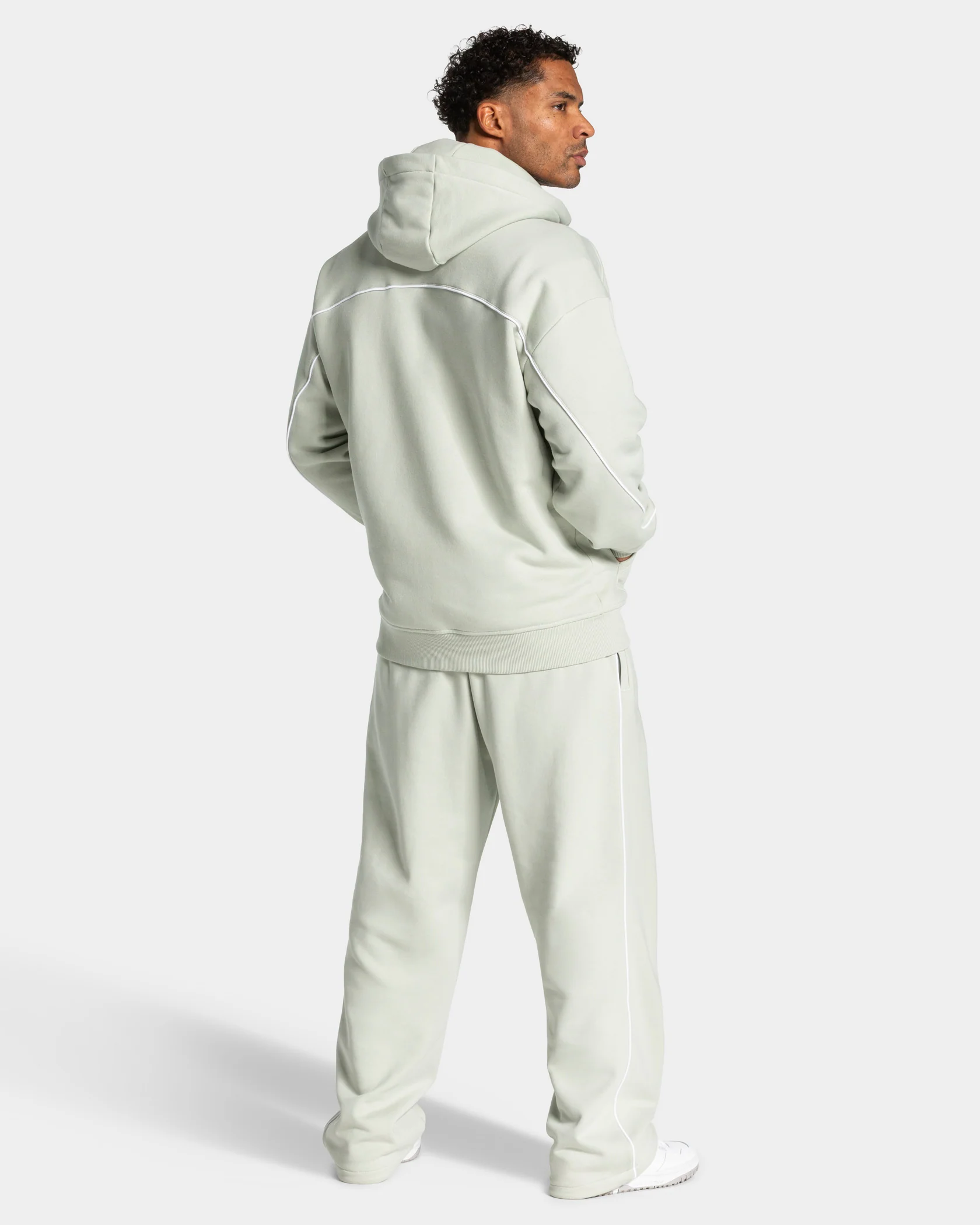 Contrastline Straight Leg Jogger "Pistachio" - Image 5