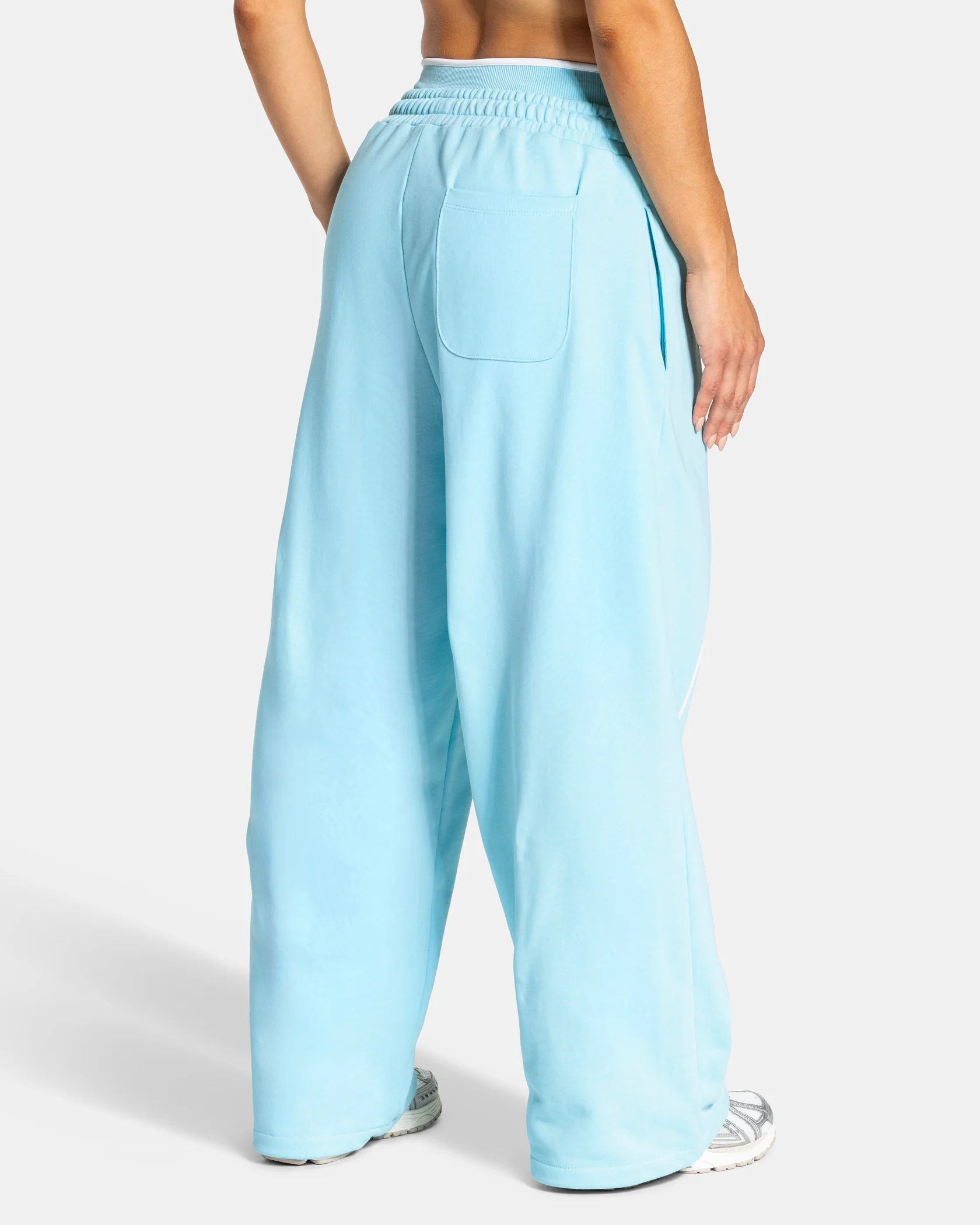 Contrastline Wide Leg Jogger "Arctic Blue" - Image 2