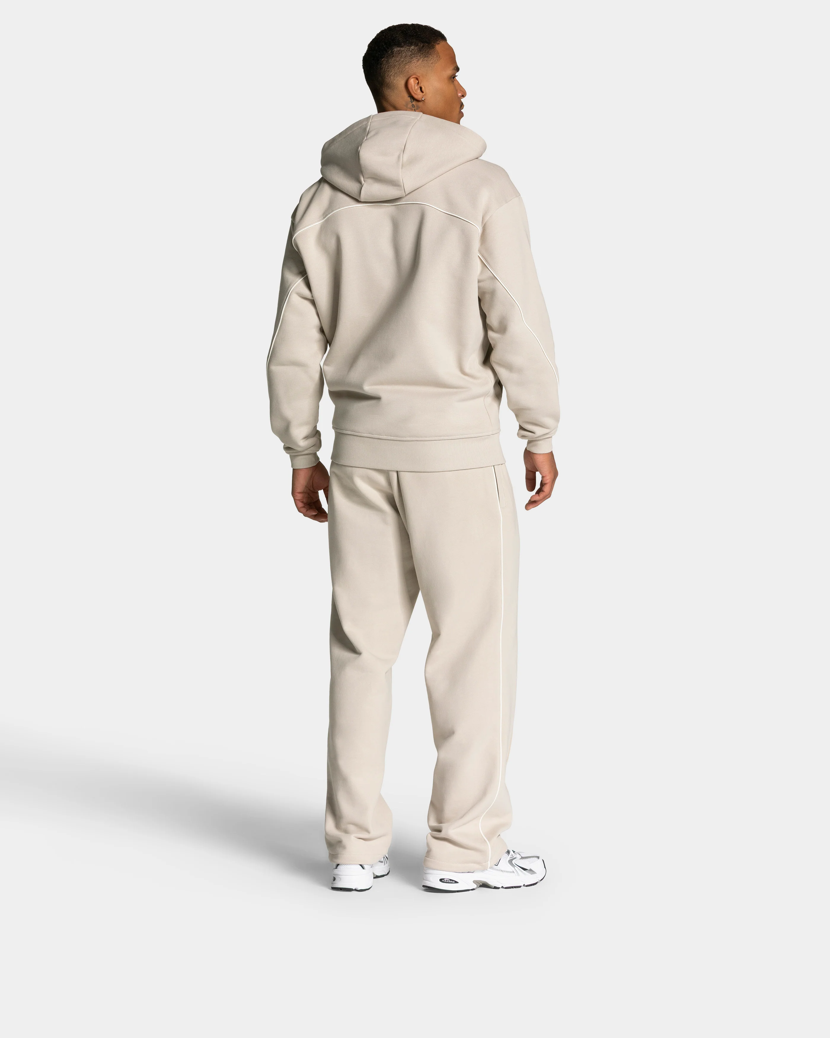 Contrastline Zip Jacke "Cream" - Image 5