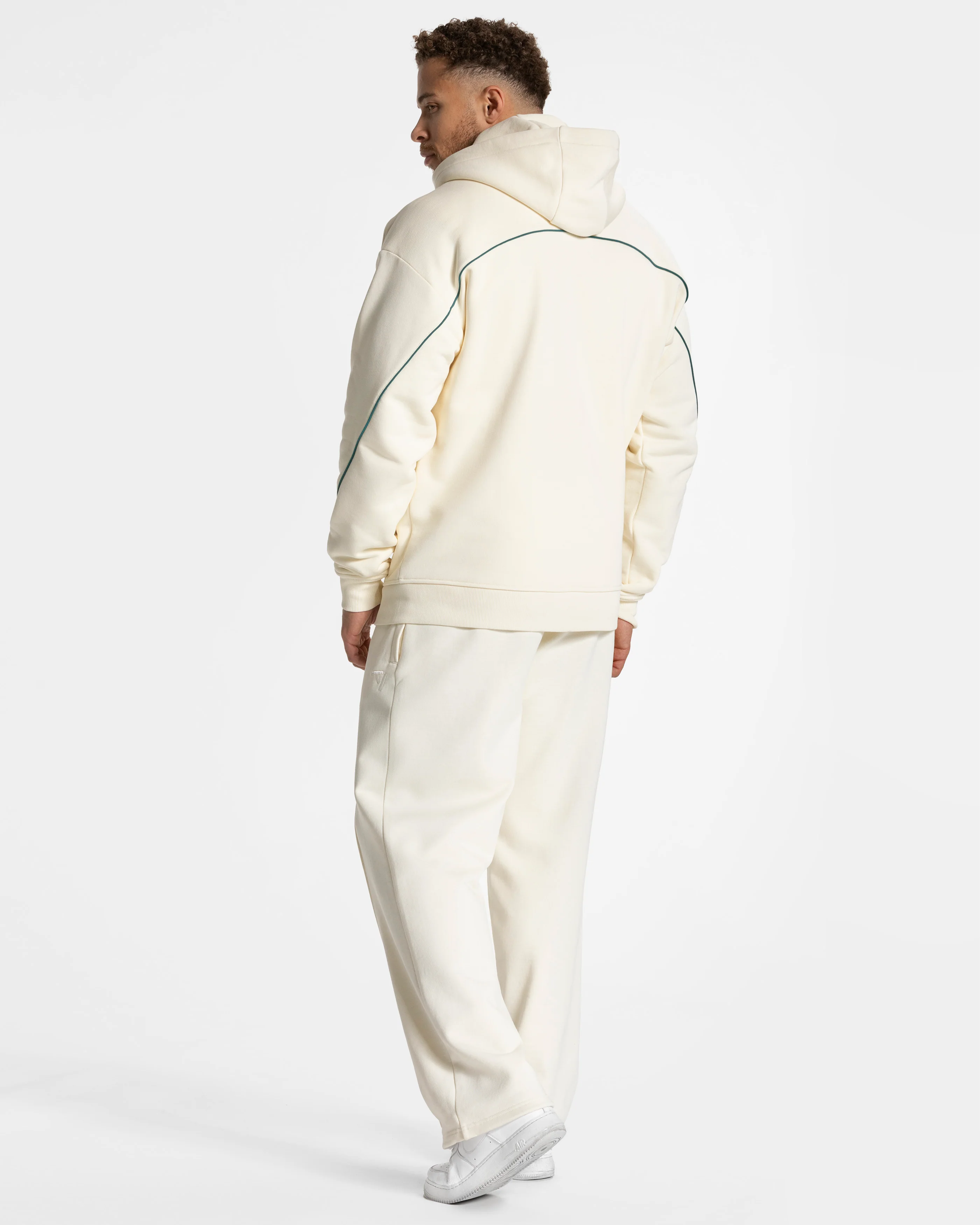 Contrastline Straight Leg Jogger "Off White" - Image 5