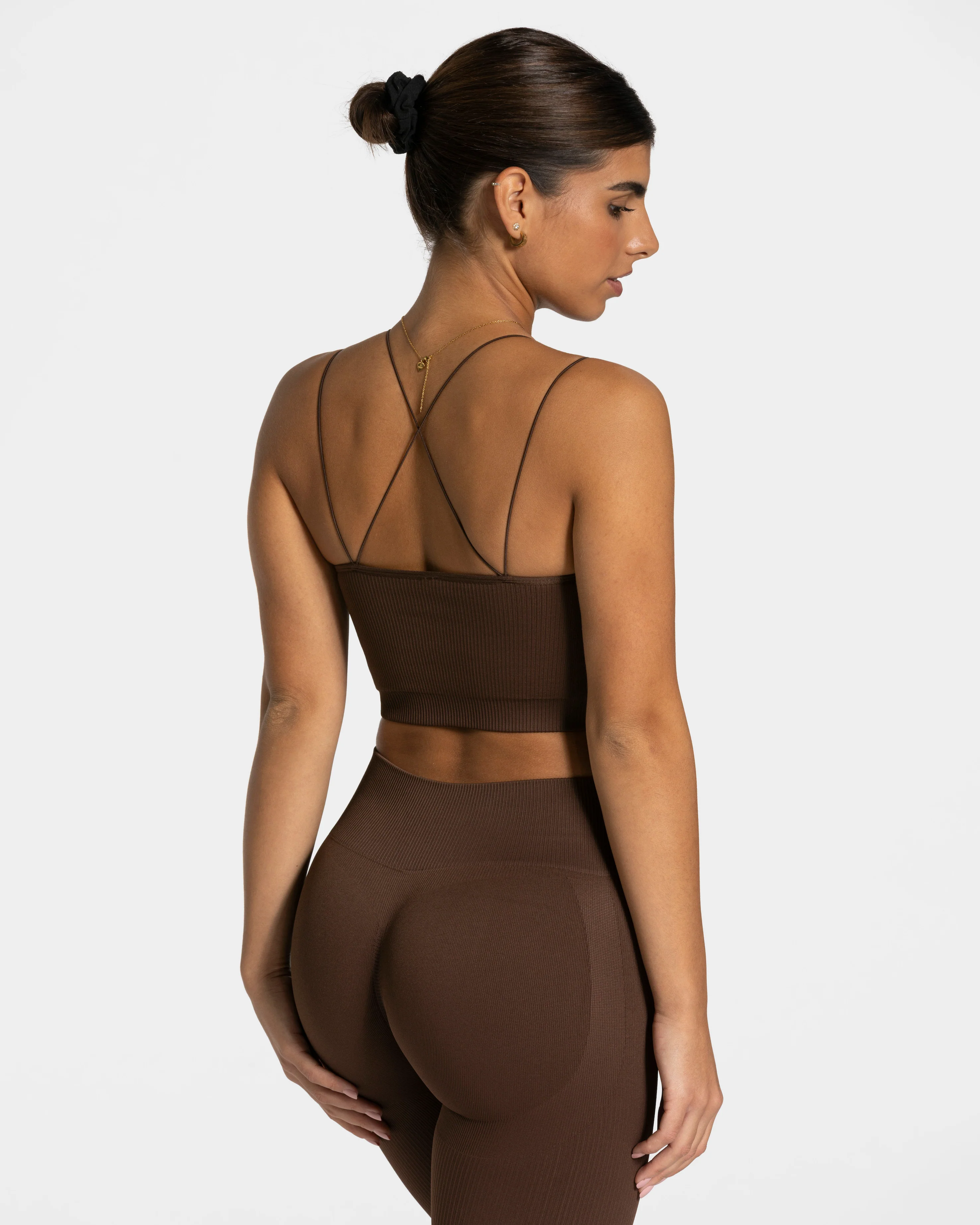 Elegant Strap Top "Dunkelbraun" - Image 2