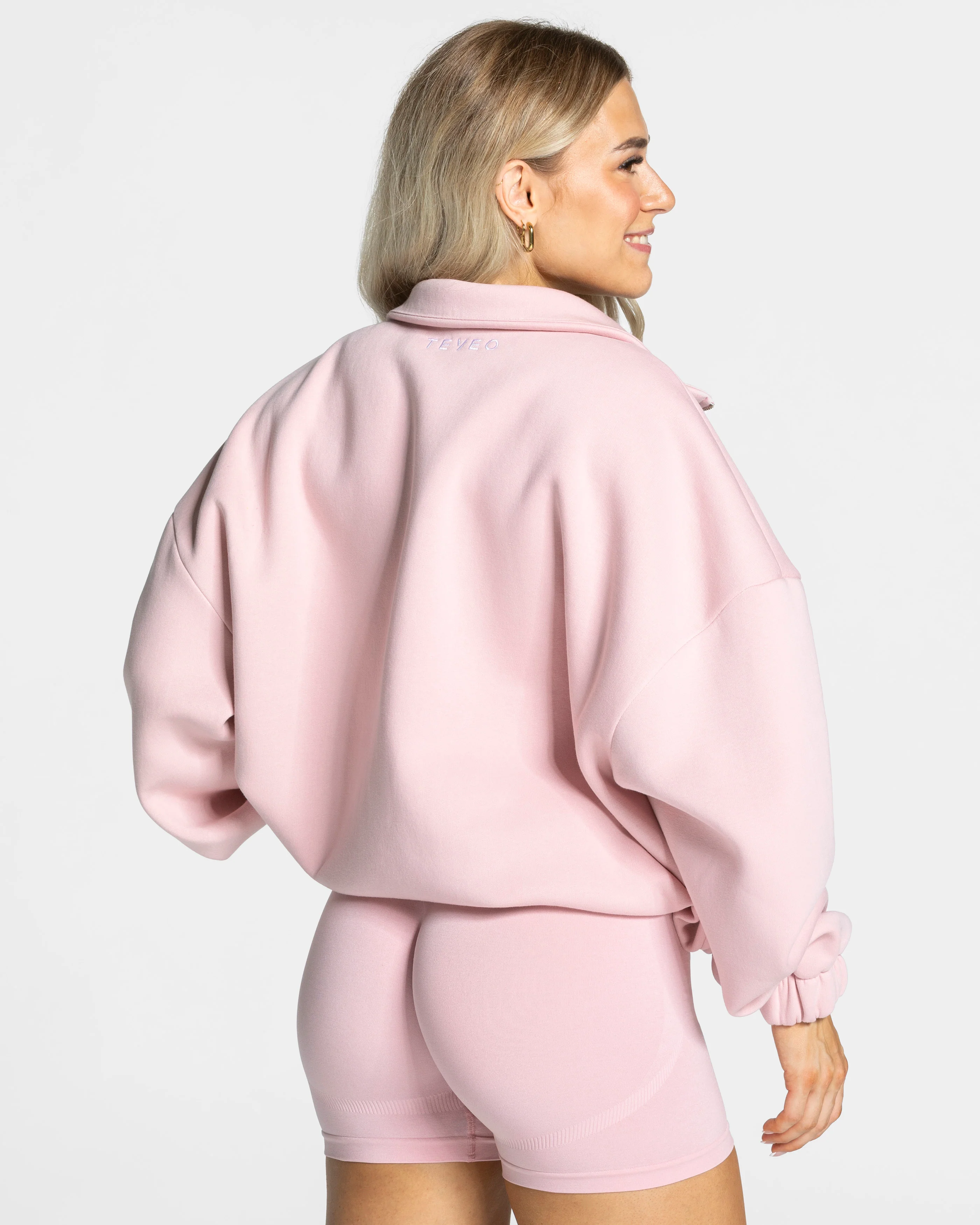 Femme Half Zip Sweater "Rosa" - Image 2