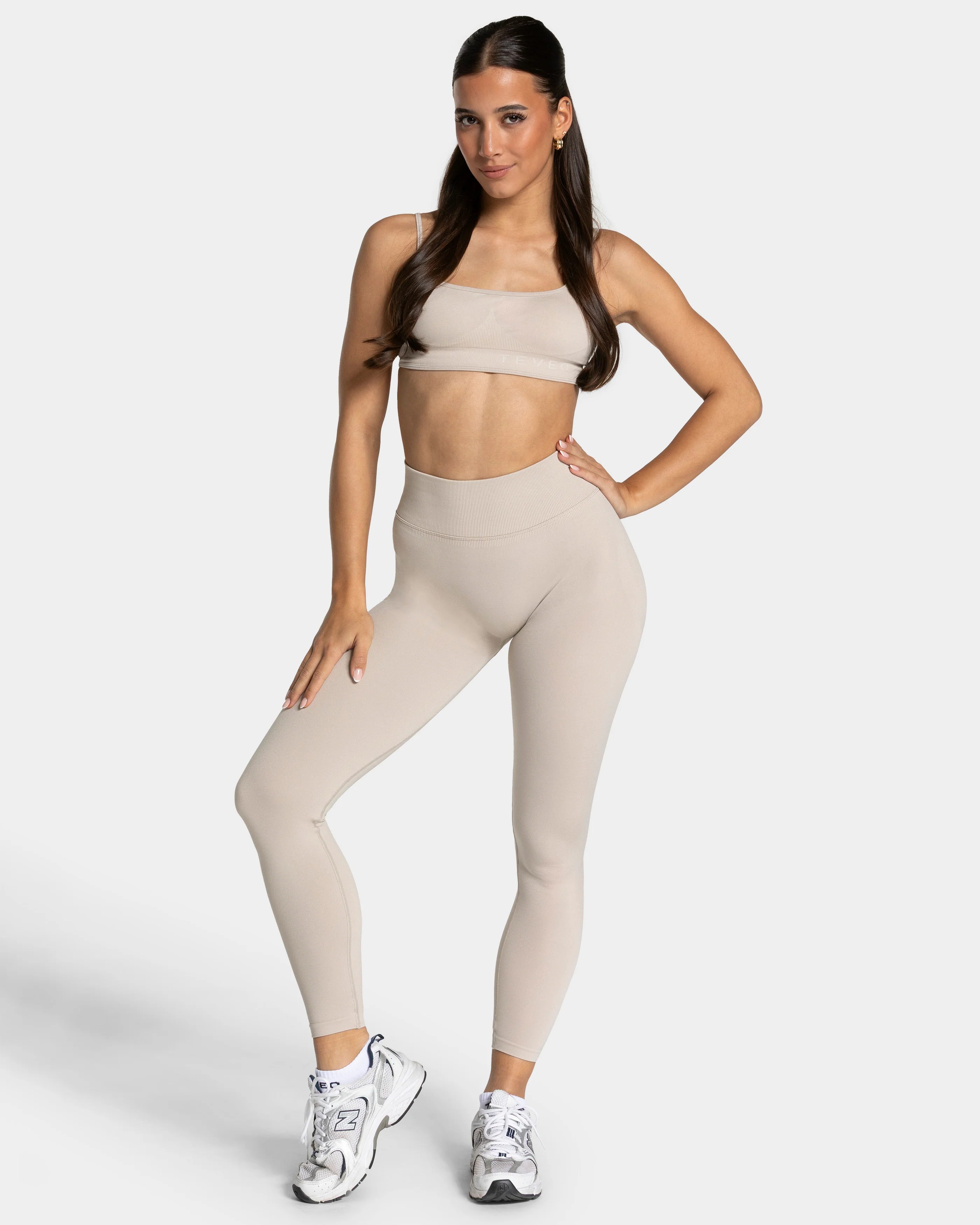 Femme Sculpt Scrunch Leggings "Cream" - Image 3