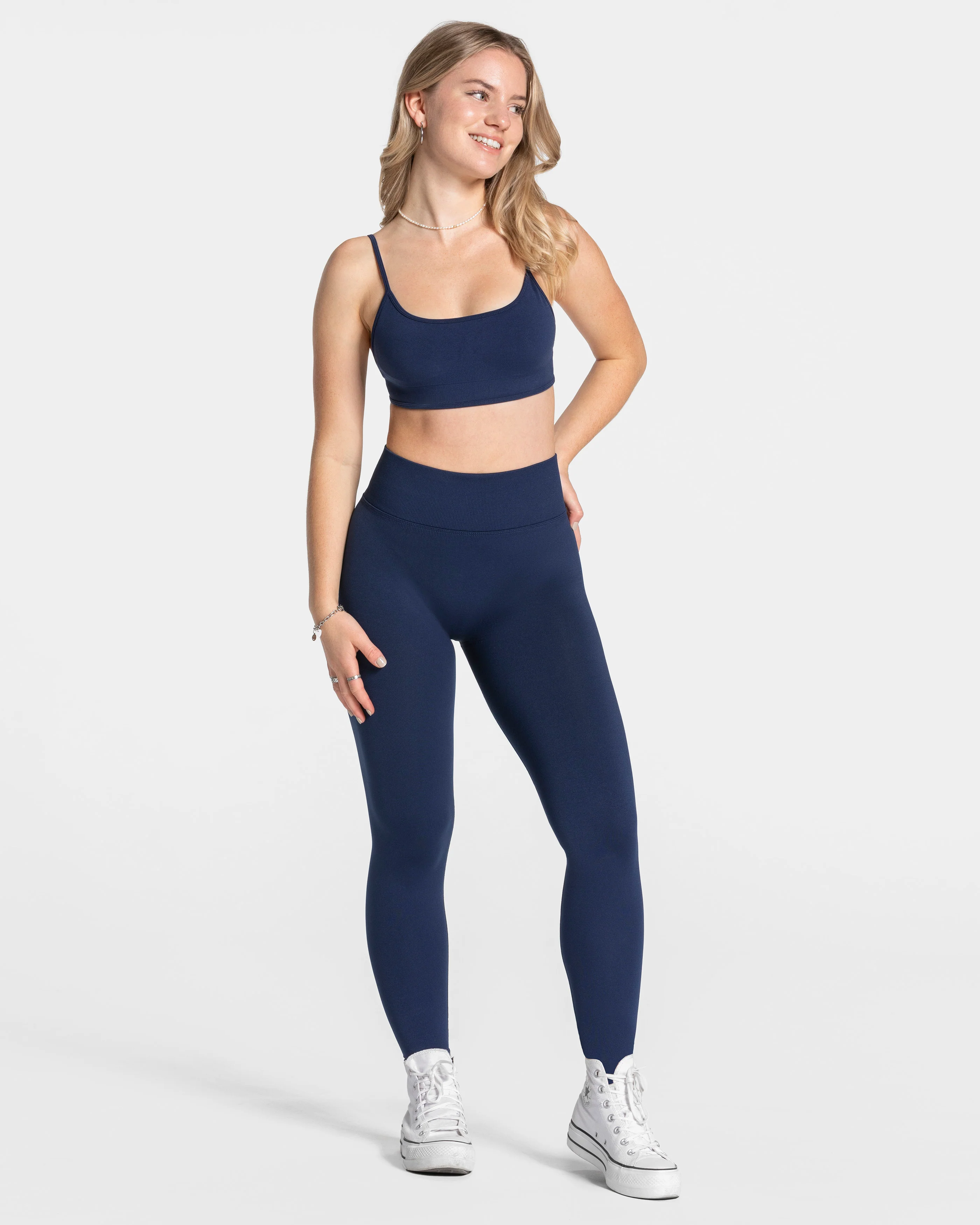 Femme Sculpt Scrunch Leggings "Dunkelblau" - Image 3