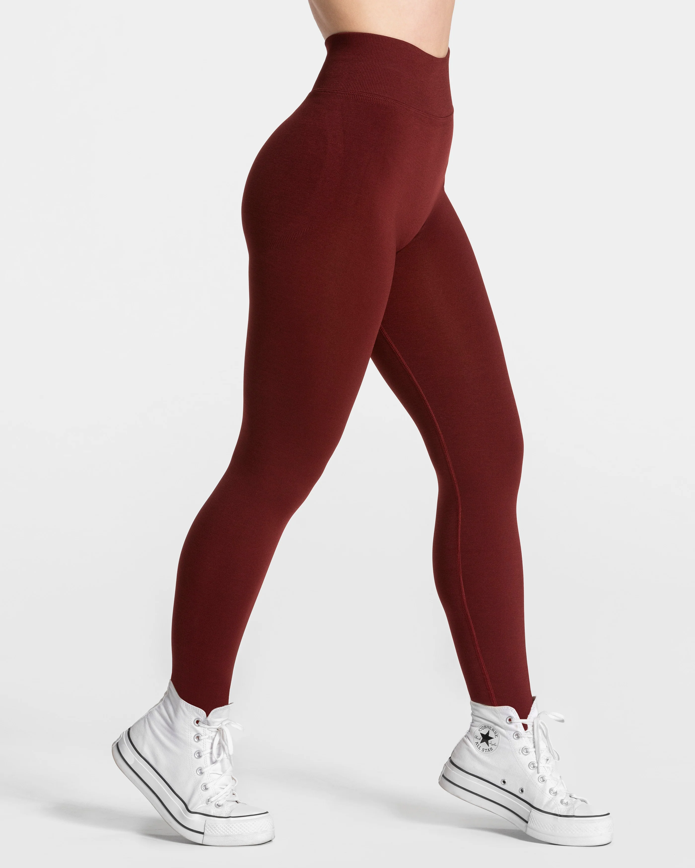 Femme Sculpt Scrunch Leggings "Weinrot" - Image 2