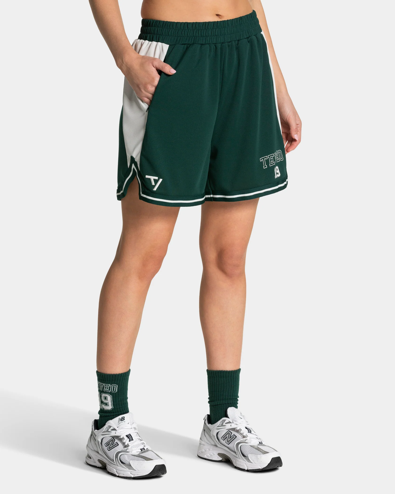 Football Shorts "Dunkelgrün"