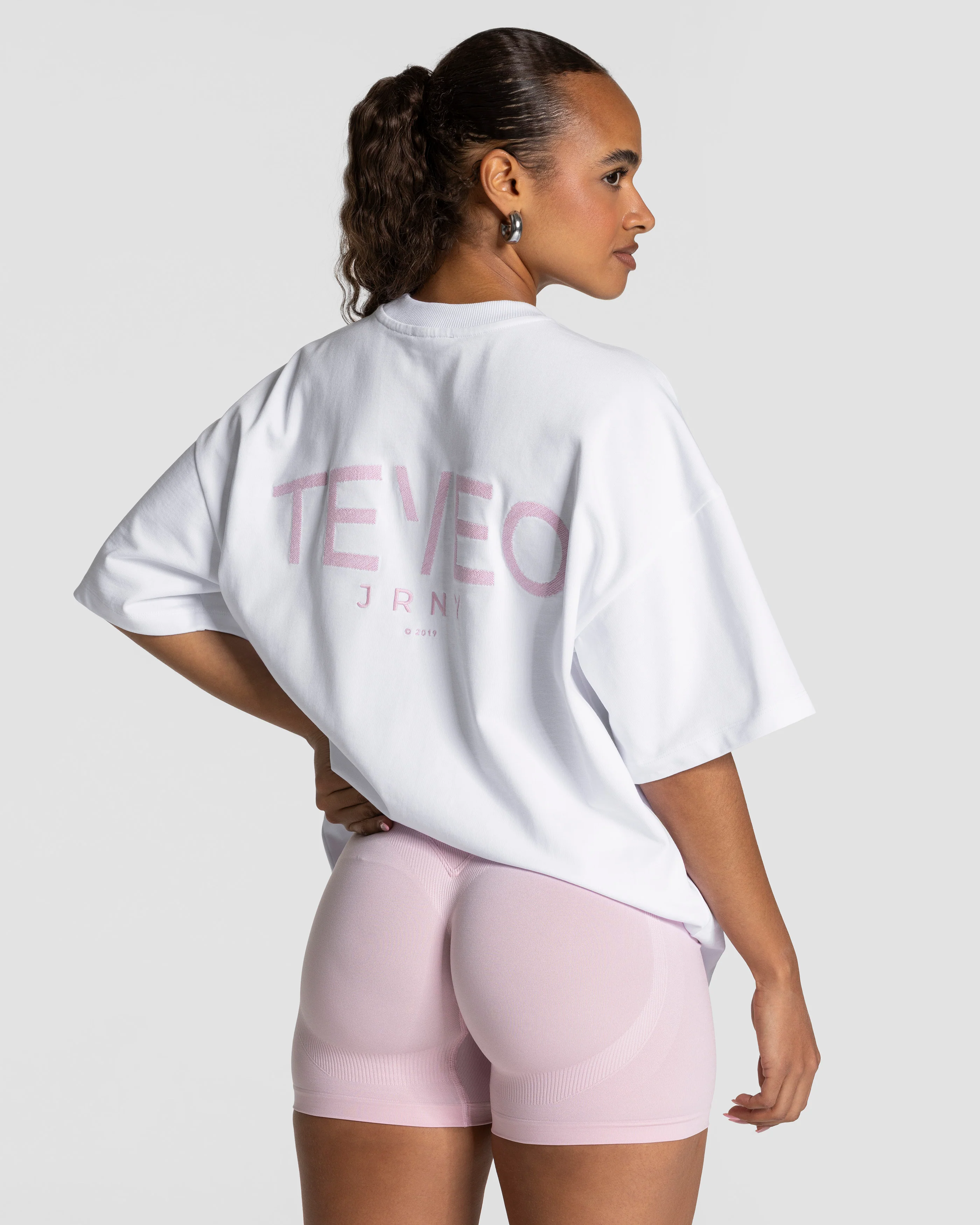 Journey Oversized T-Shirt "Weiß"