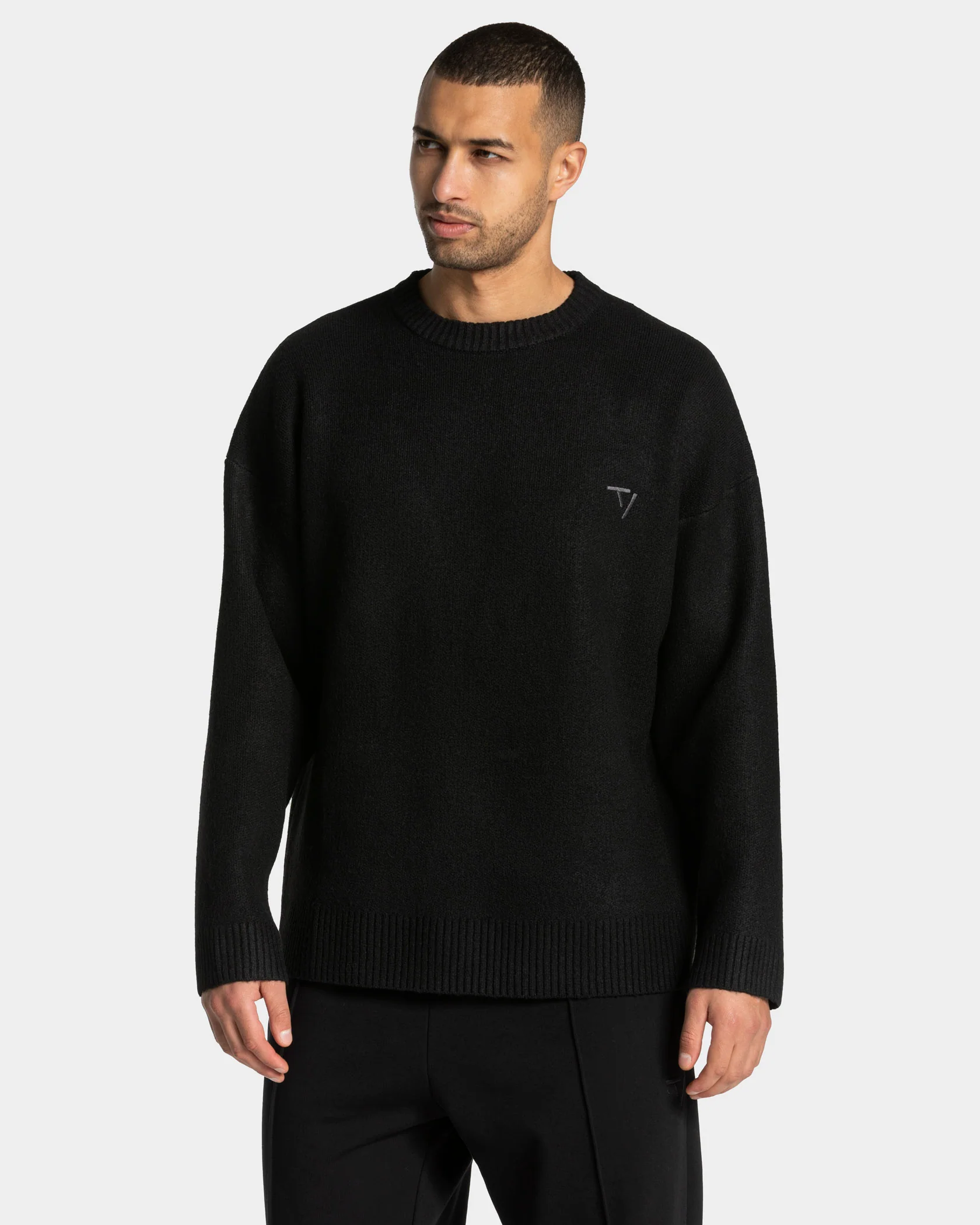 Knit Sweater "Schwarz"