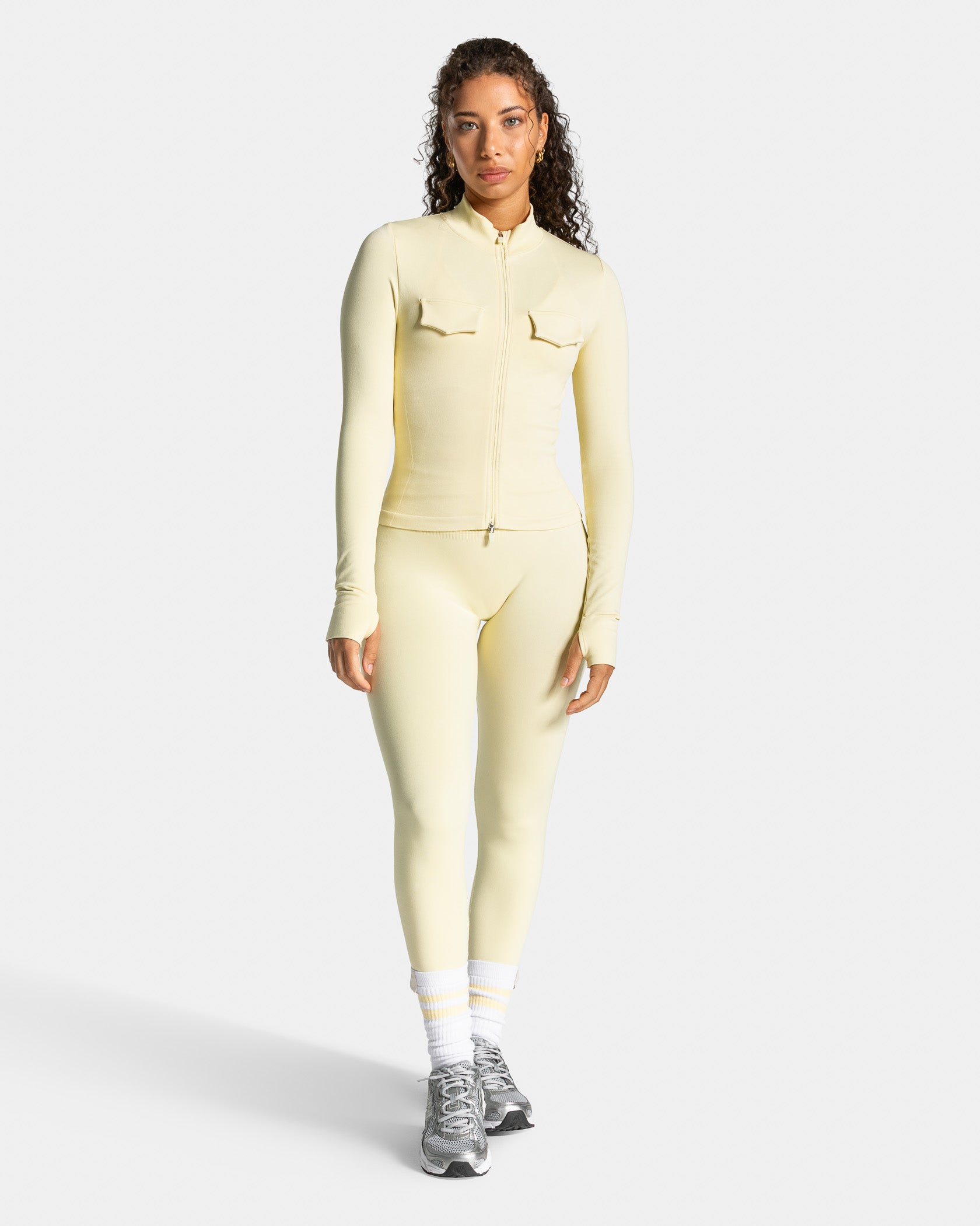 Lift Cargo Zip Jacke "Butter Yellow" - Image 3